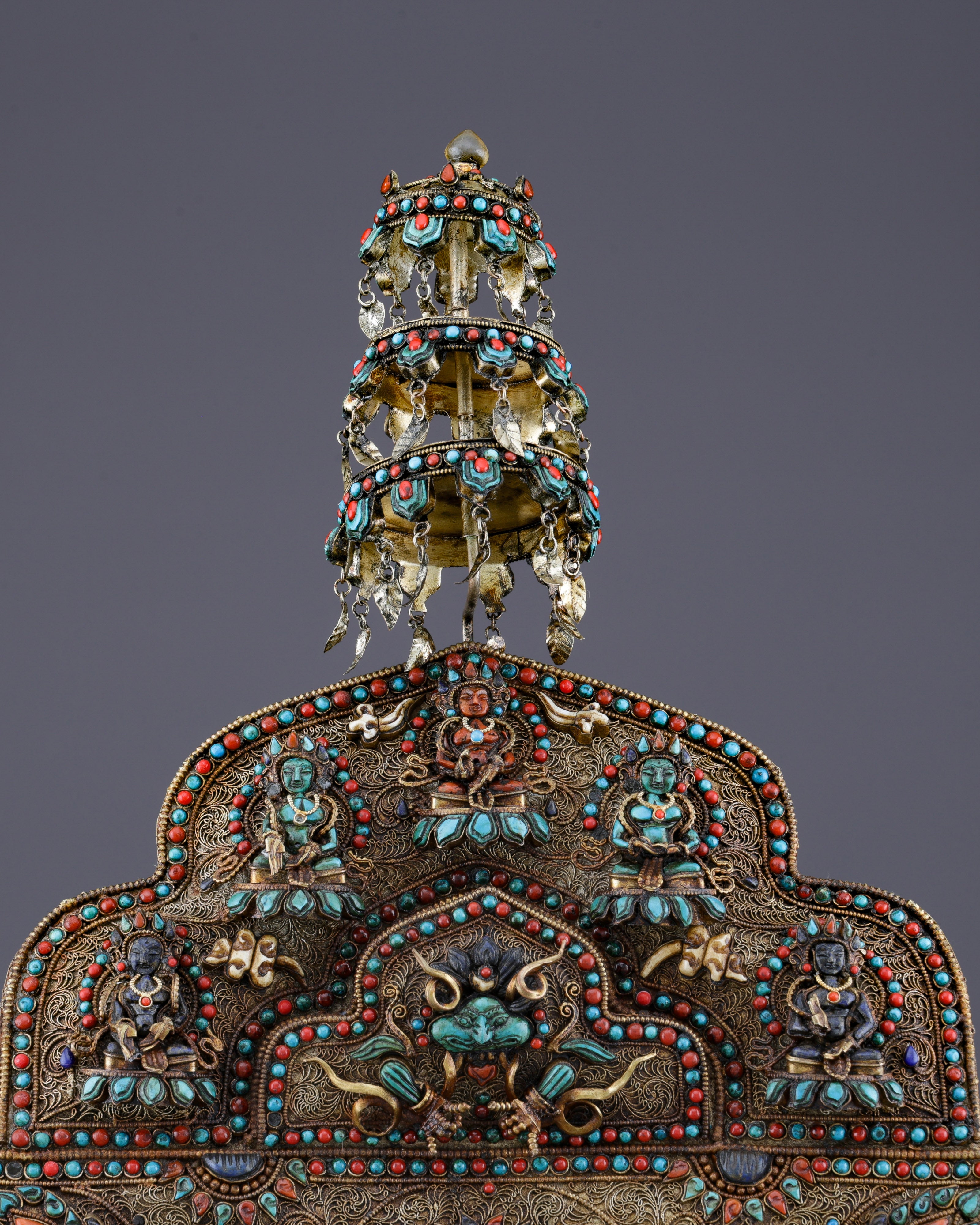 Divine Protection Enshrined | Majestic Tibetan Mahakala Gau