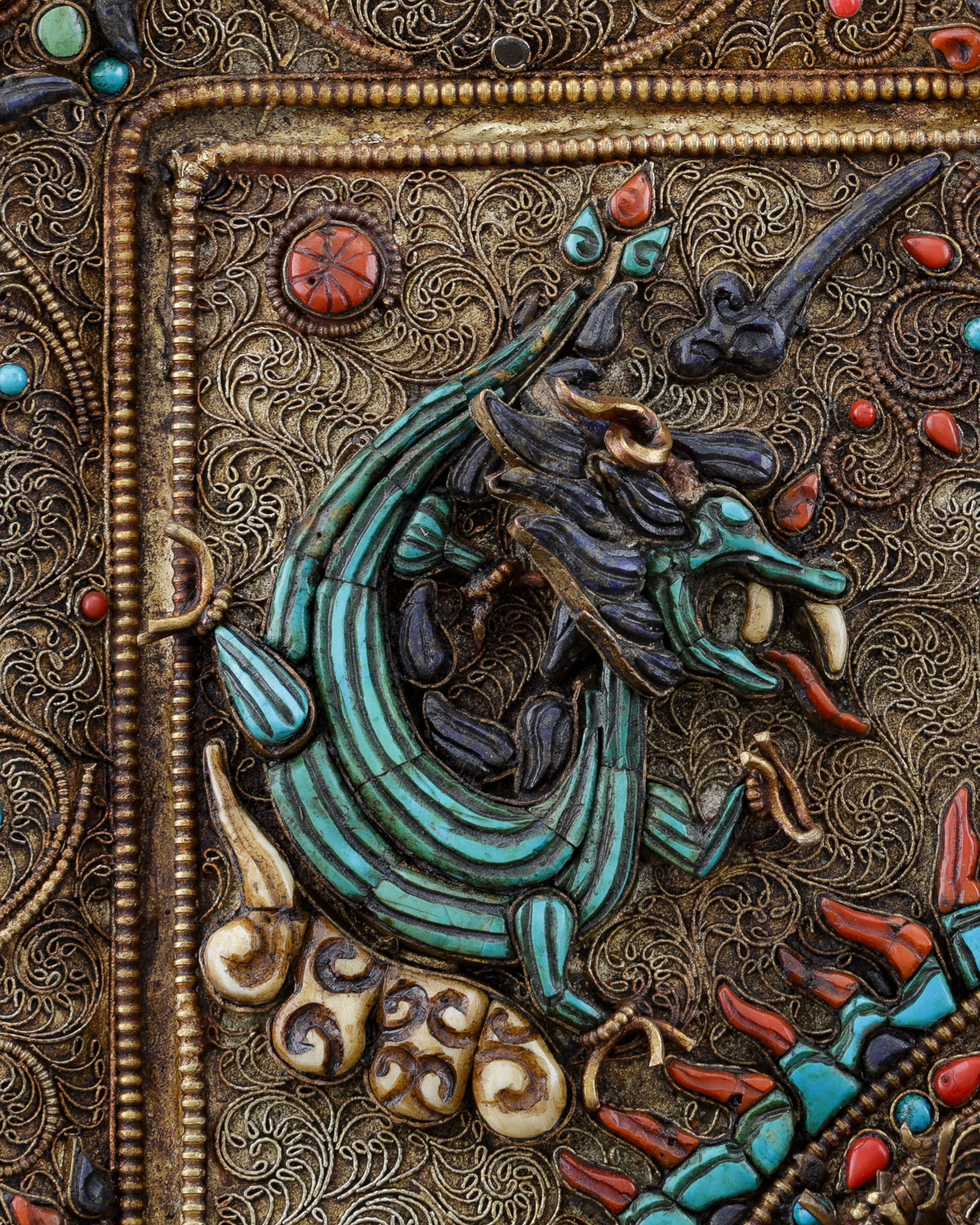 Divine Protection Enshrined | Majestic Tibetan Mahakala Gau