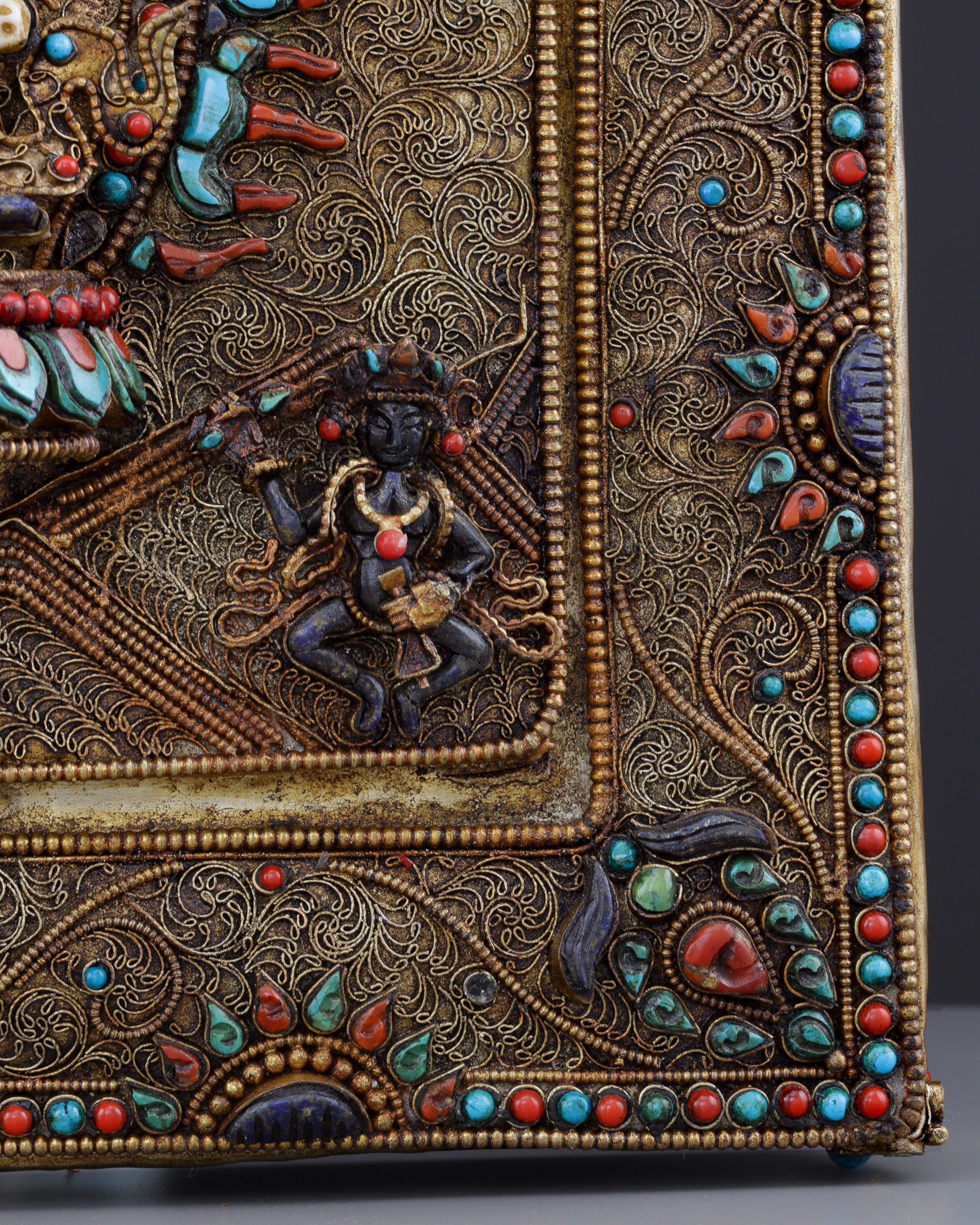 Divine Protection Enshrined | Majestic Tibetan Mahakala Gau