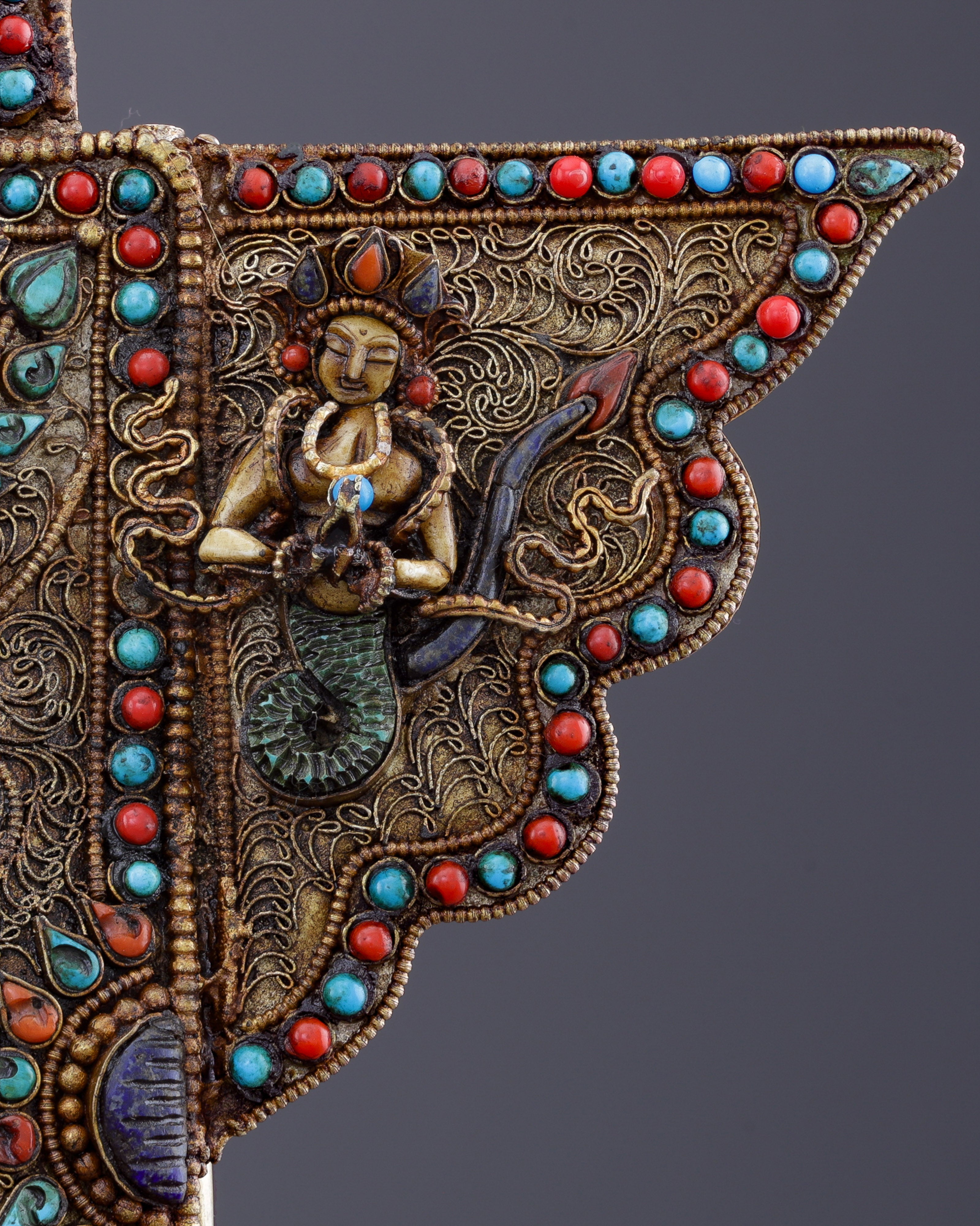 Divine Protection Enshrined | Majestic Tibetan Mahakala Gau