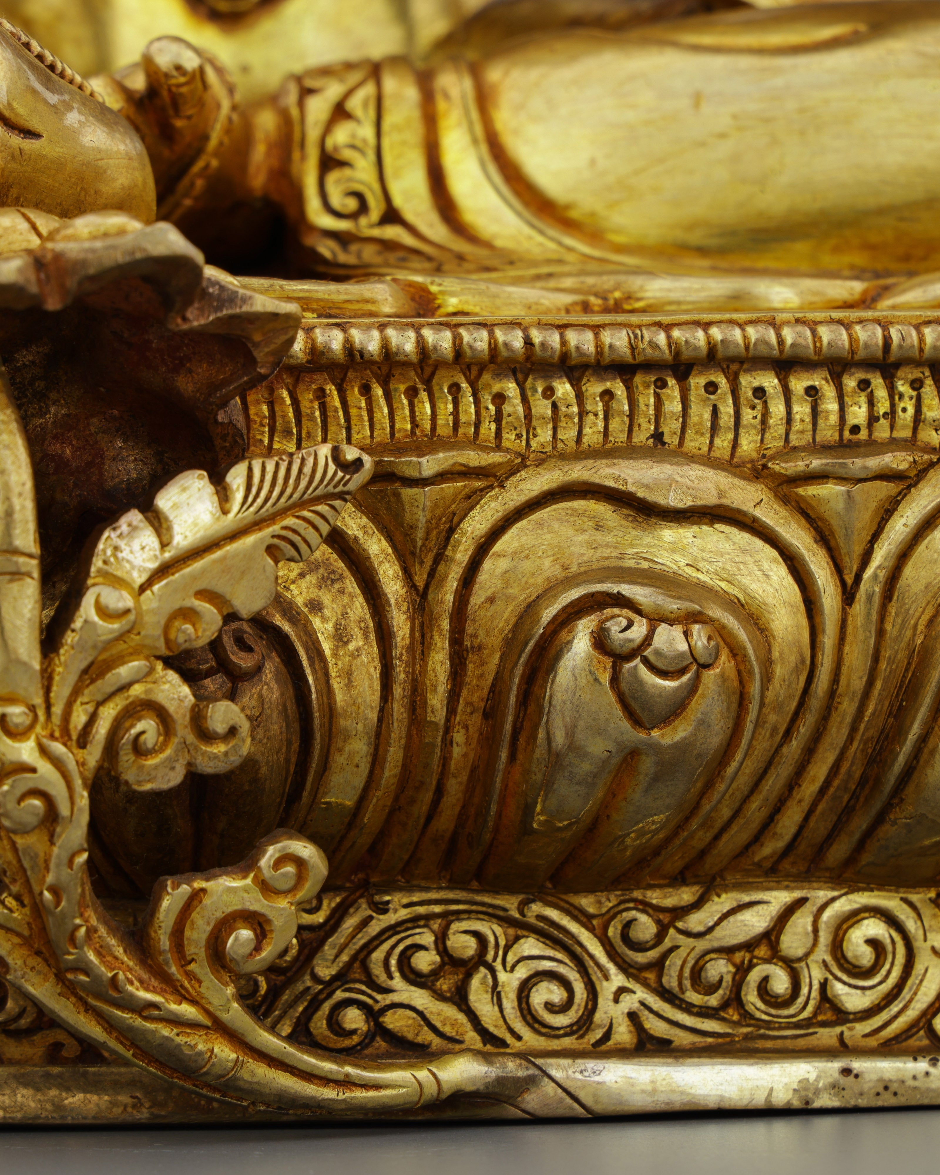 Invoke Gentle Liberation | Exquisite 24K Gold Gilded Green Tara Statue