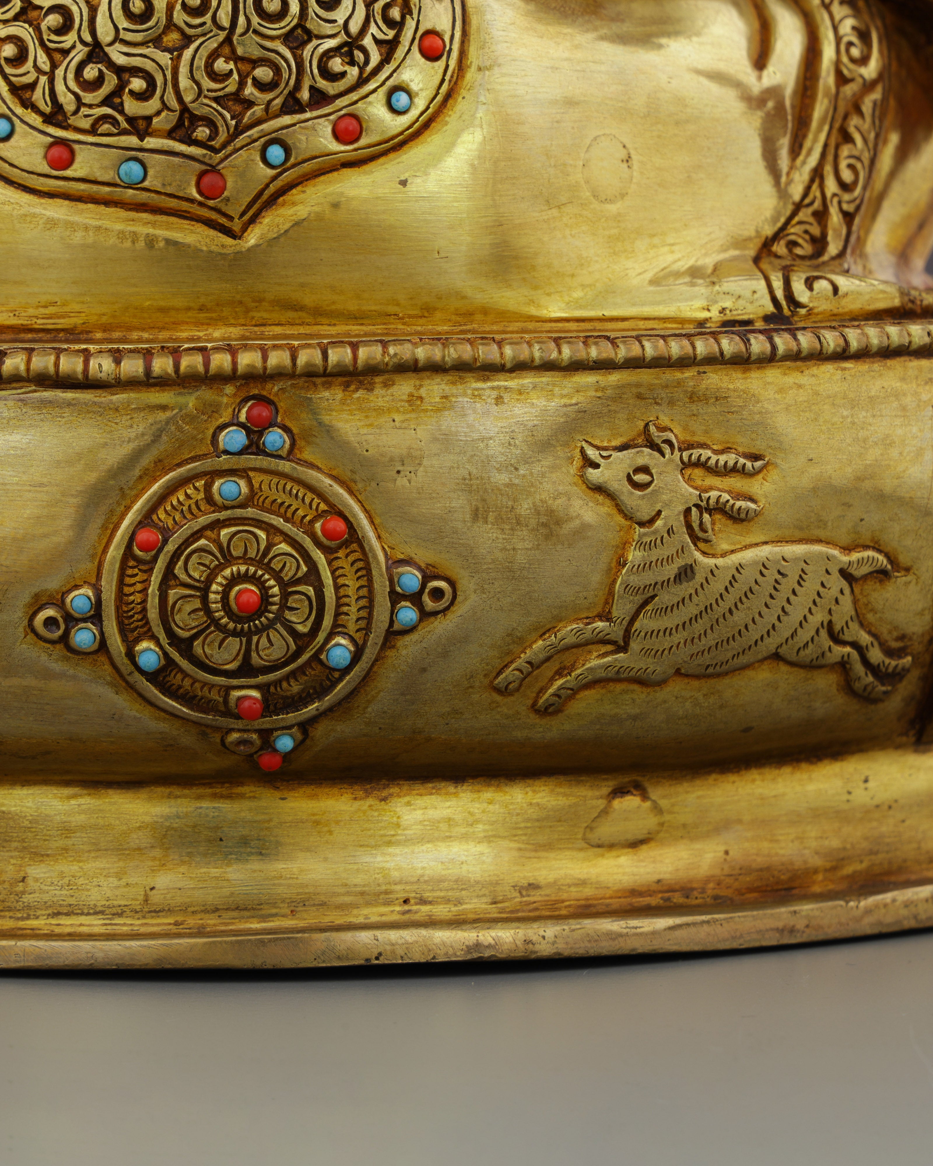 Invoke Gentle Liberation | Exquisite 24K Gold Gilded Green Tara Statue