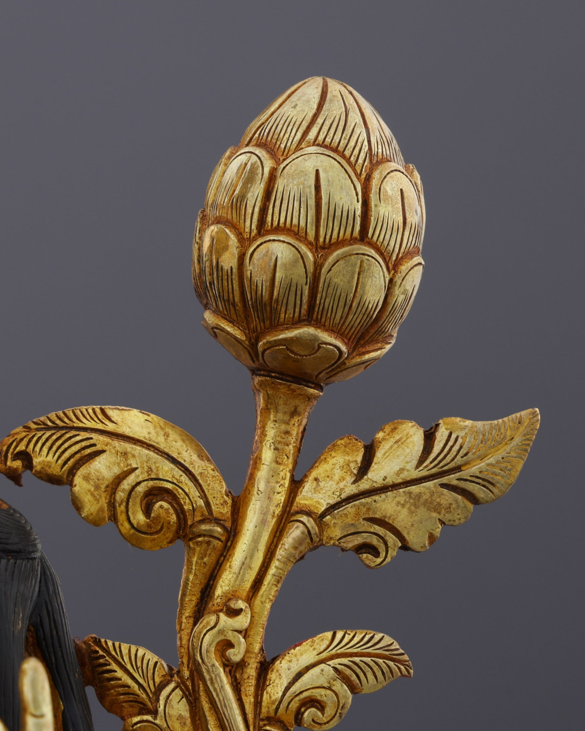 Invoke Gentle Liberation | Exquisite 24K Gold Gilded Green Tara Statue - Authentic Handcrafted Statue