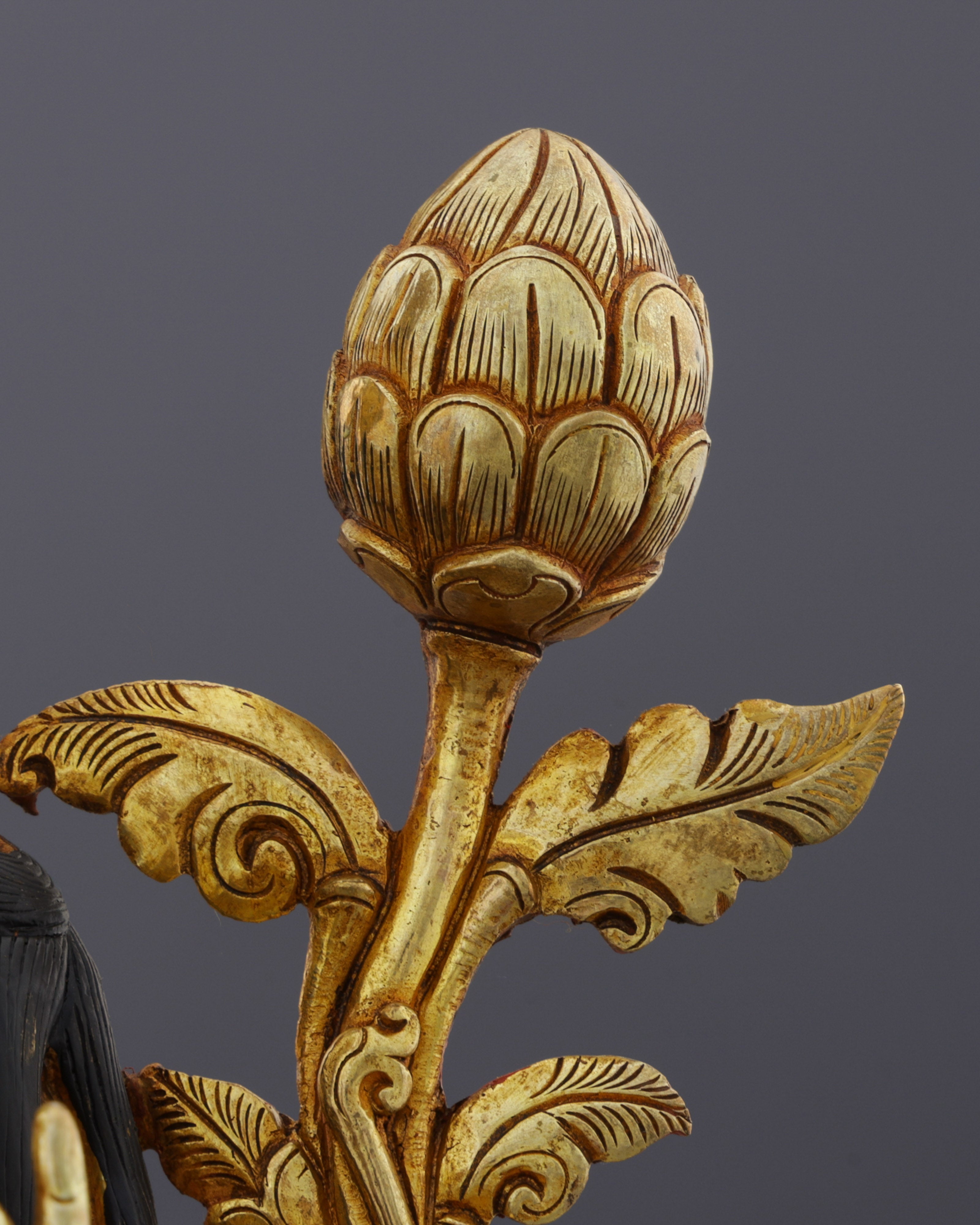 Invoke Gentle Liberation | Exquisite 24K Gold Gilded Green Tara Statue