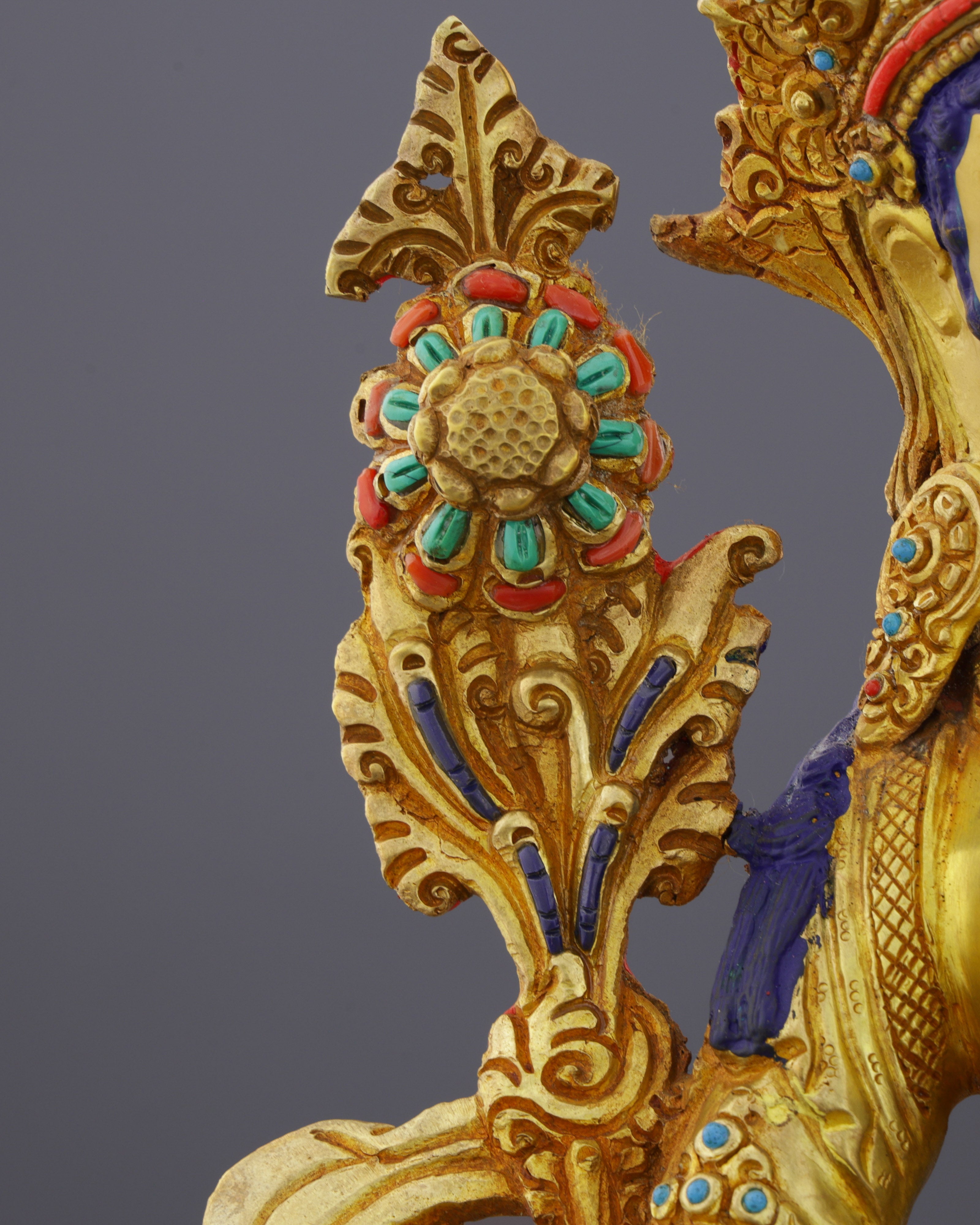 Divine Green Tara Statue | Radiant Nepalese Masterpiece of Compassion and Protection