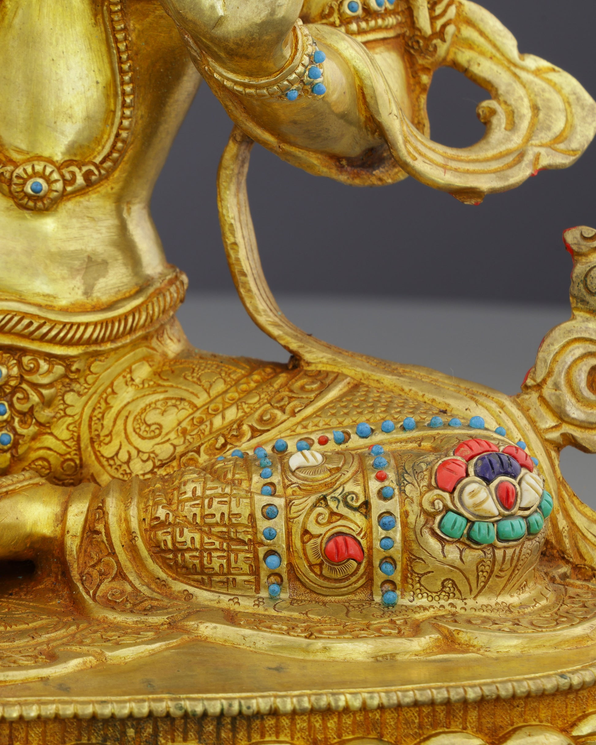 Divine Green Tara Statue | Radiant Nepalese Masterpiece of Compassion and Protection - Authentic Handcrafted Statue
