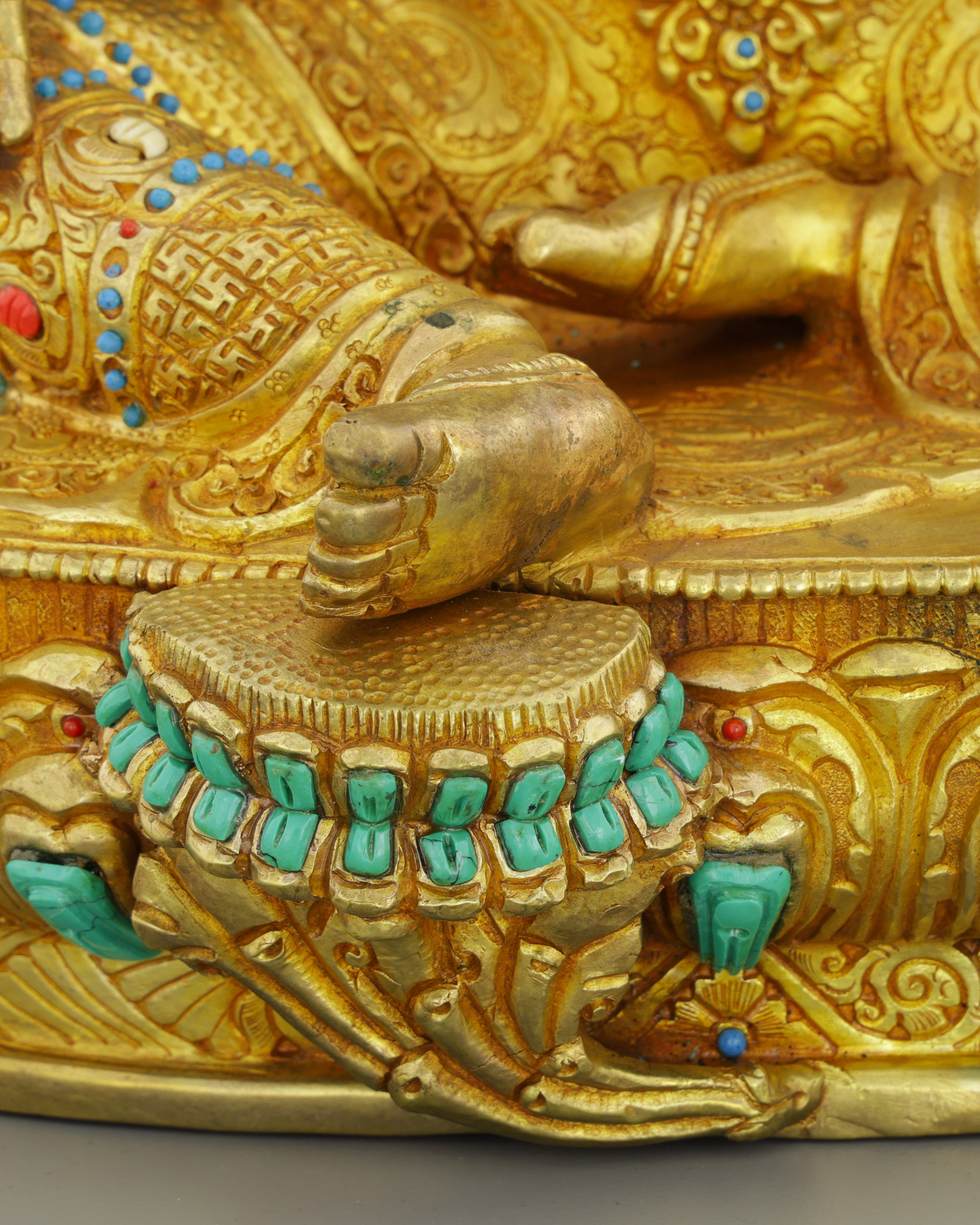 Divine Green Tara Statue | Radiant Nepalese Masterpiece of Compassion and Protection
