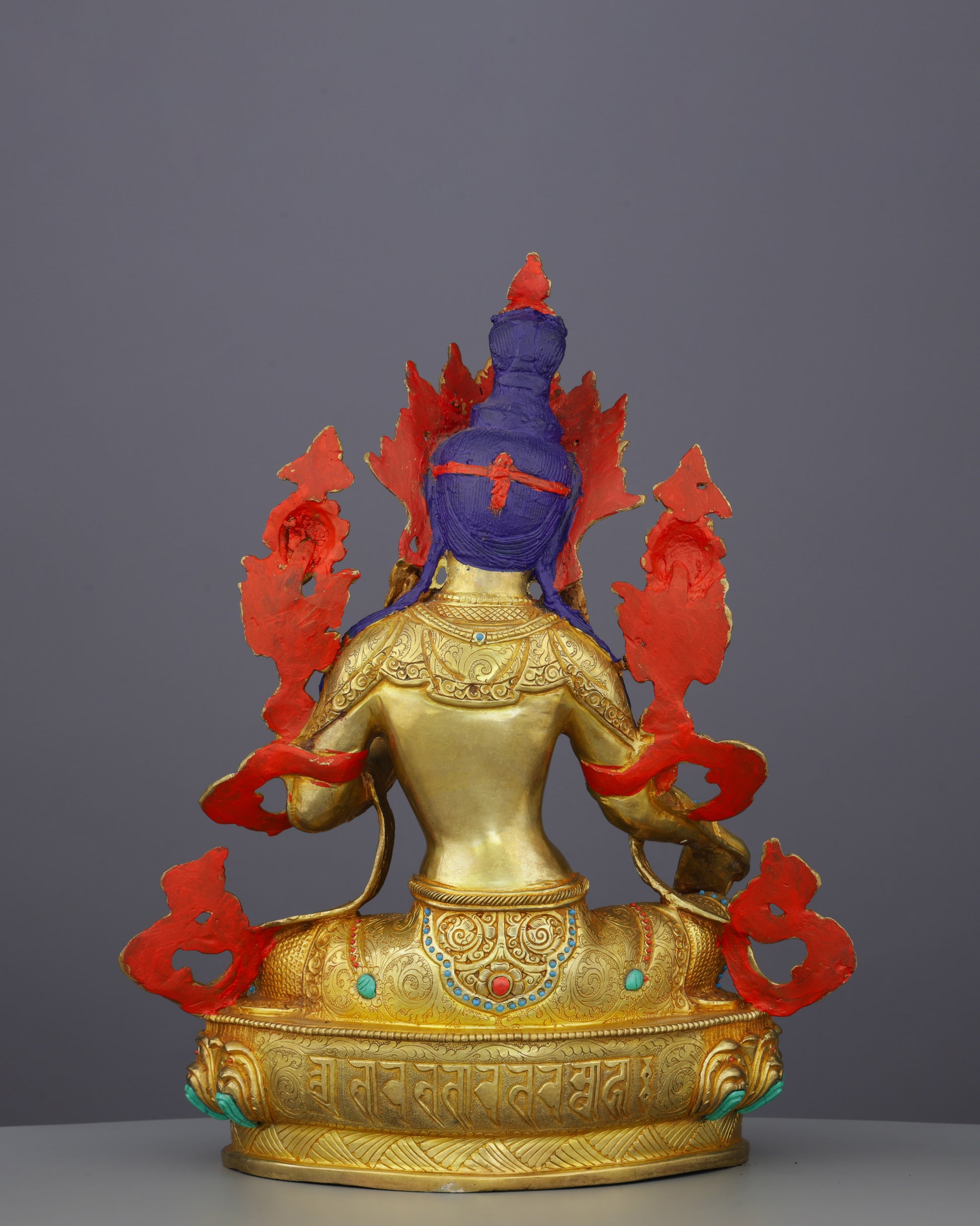 Divine Green Tara Statue | Radiant Nepalese Masterpiece of Compassion and Protection - Authentic Handcrafted Statue