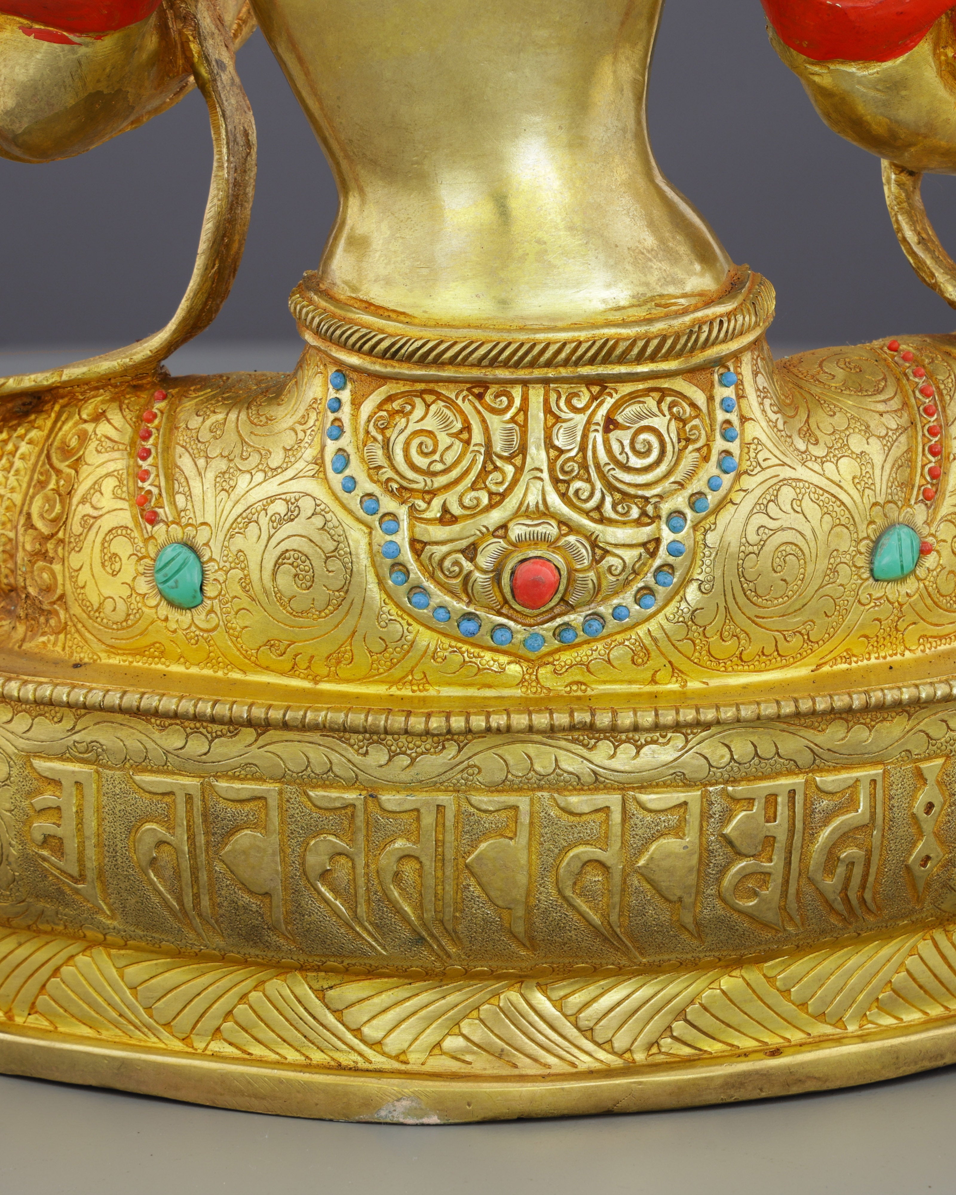 Divine Green Tara Statue | Radiant Nepalese Masterpiece of Compassion and Protection