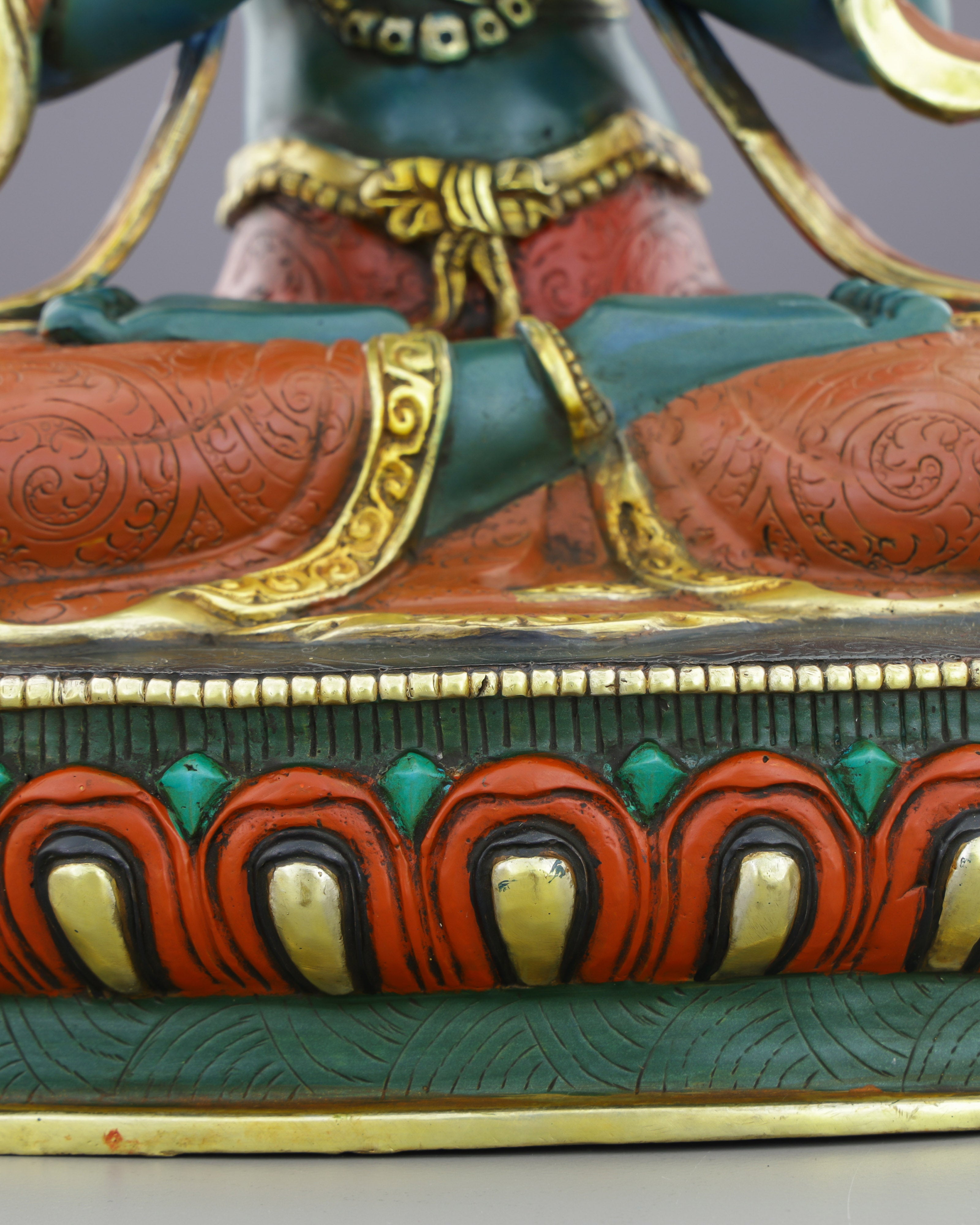 Primordial Wisdom | Stunning Nepalese Vajradhara Statue&nbsp;