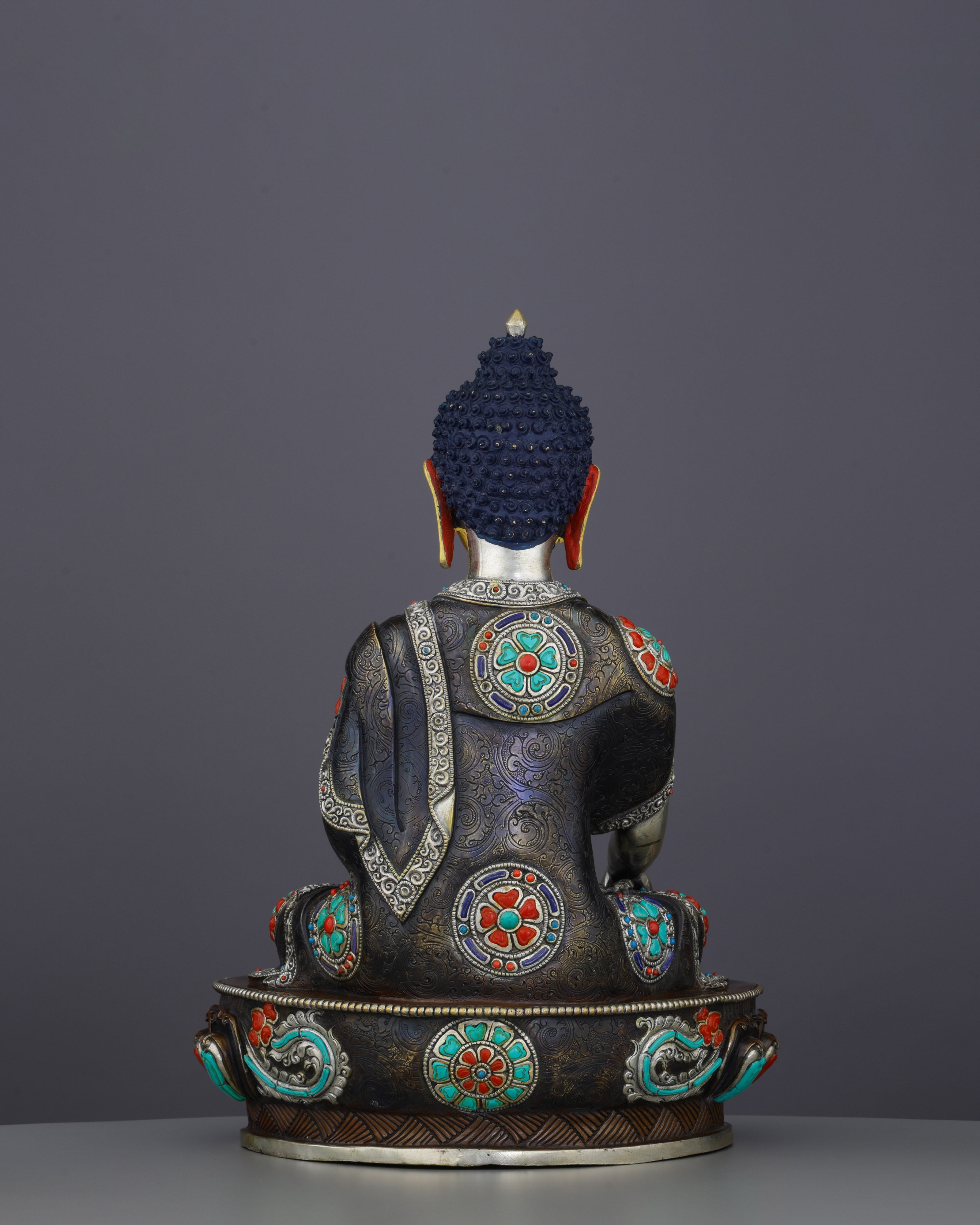 Magnificent Oxidized Shakyamuni Buddha | Timeless Nepalese Spiritual Treasure