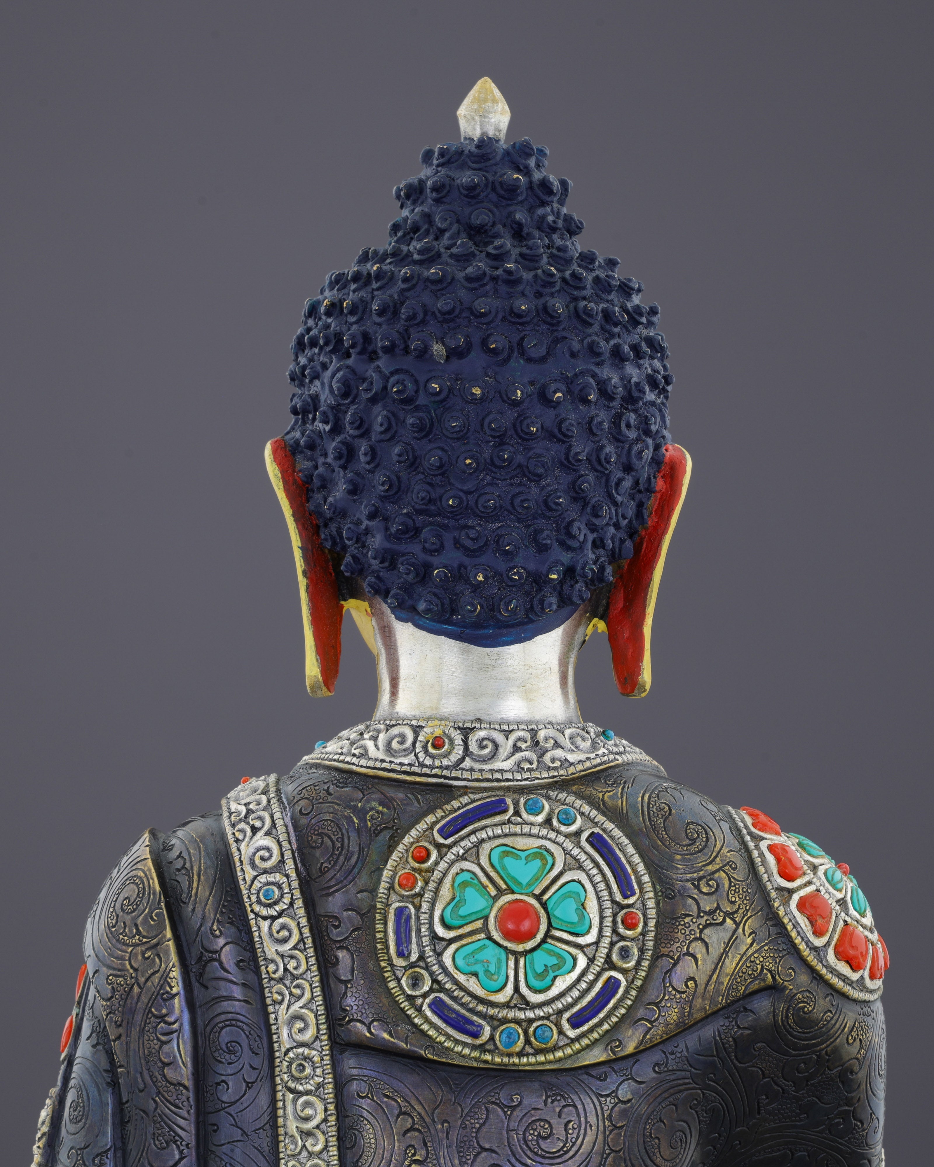 Magnificent Oxidized Shakyamuni Buddha | Timeless Nepalese Spiritual Treasure