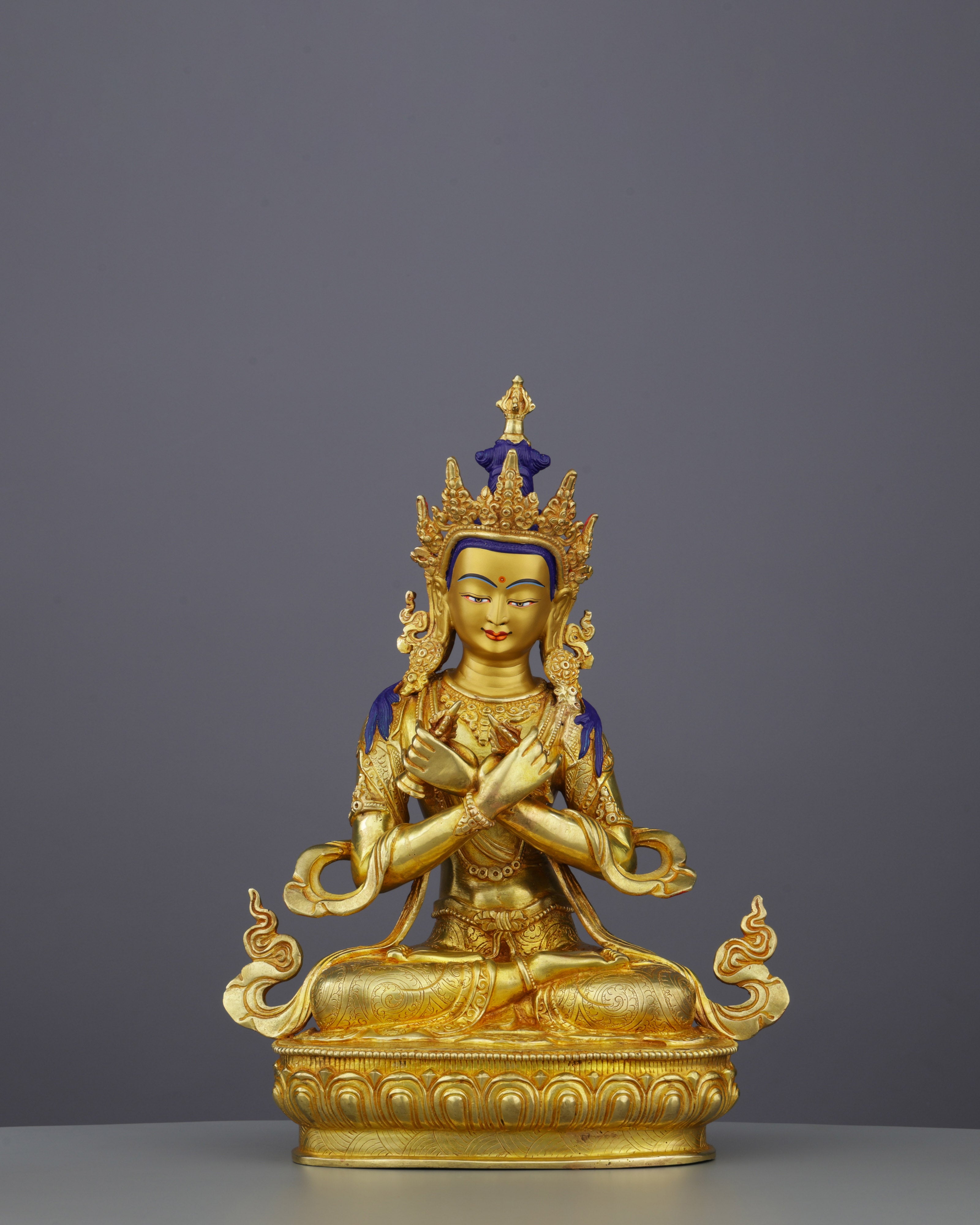 Primordial Wisdom | Handcrafted 24K Gold Gilded Vajradhara