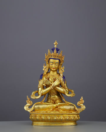 Primordial Wisdom | Handcrafted 24K Gold Gilded Vajradhara