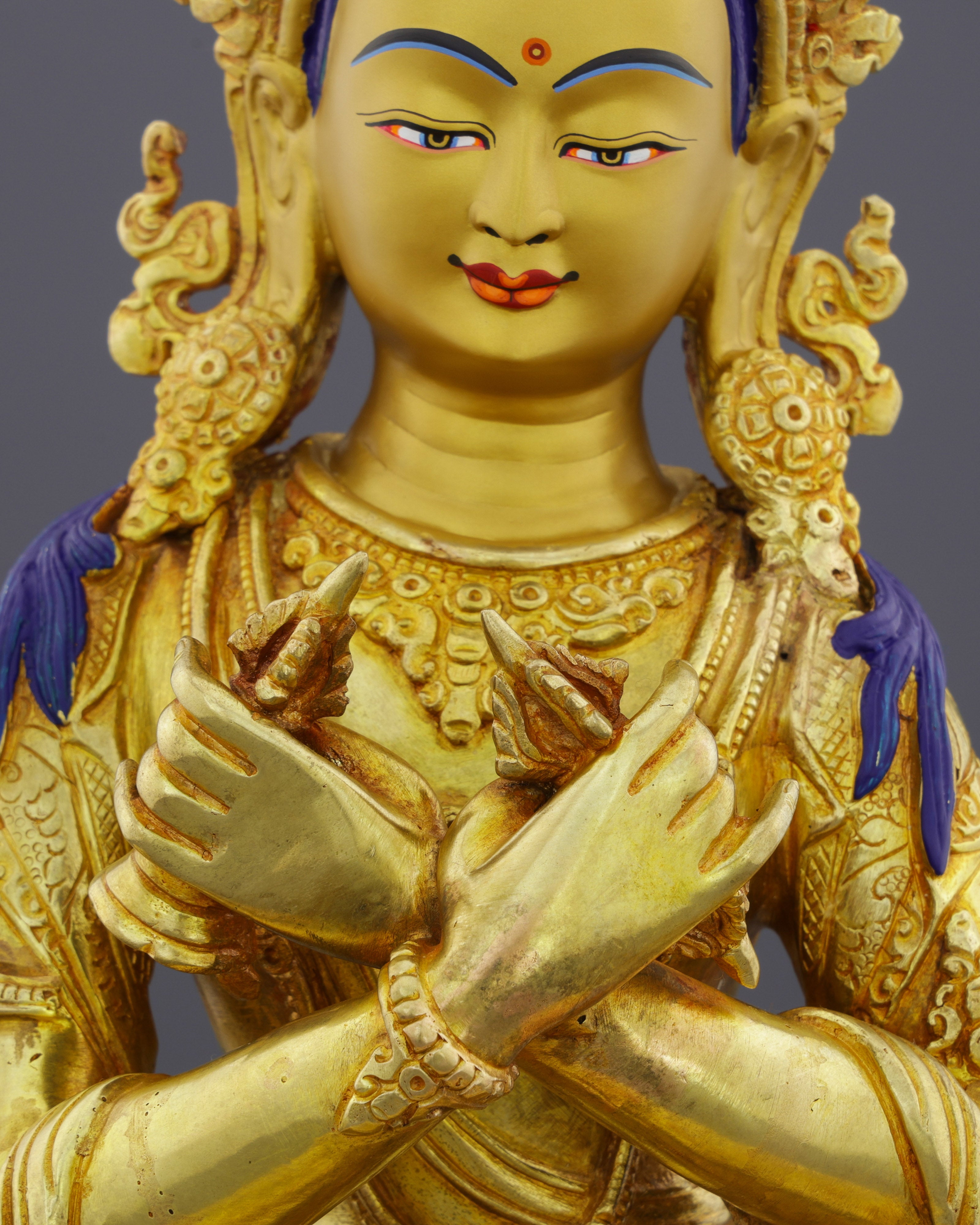 Primordial Wisdom | Handcrafted 24K Gold Gilded Vajradhara