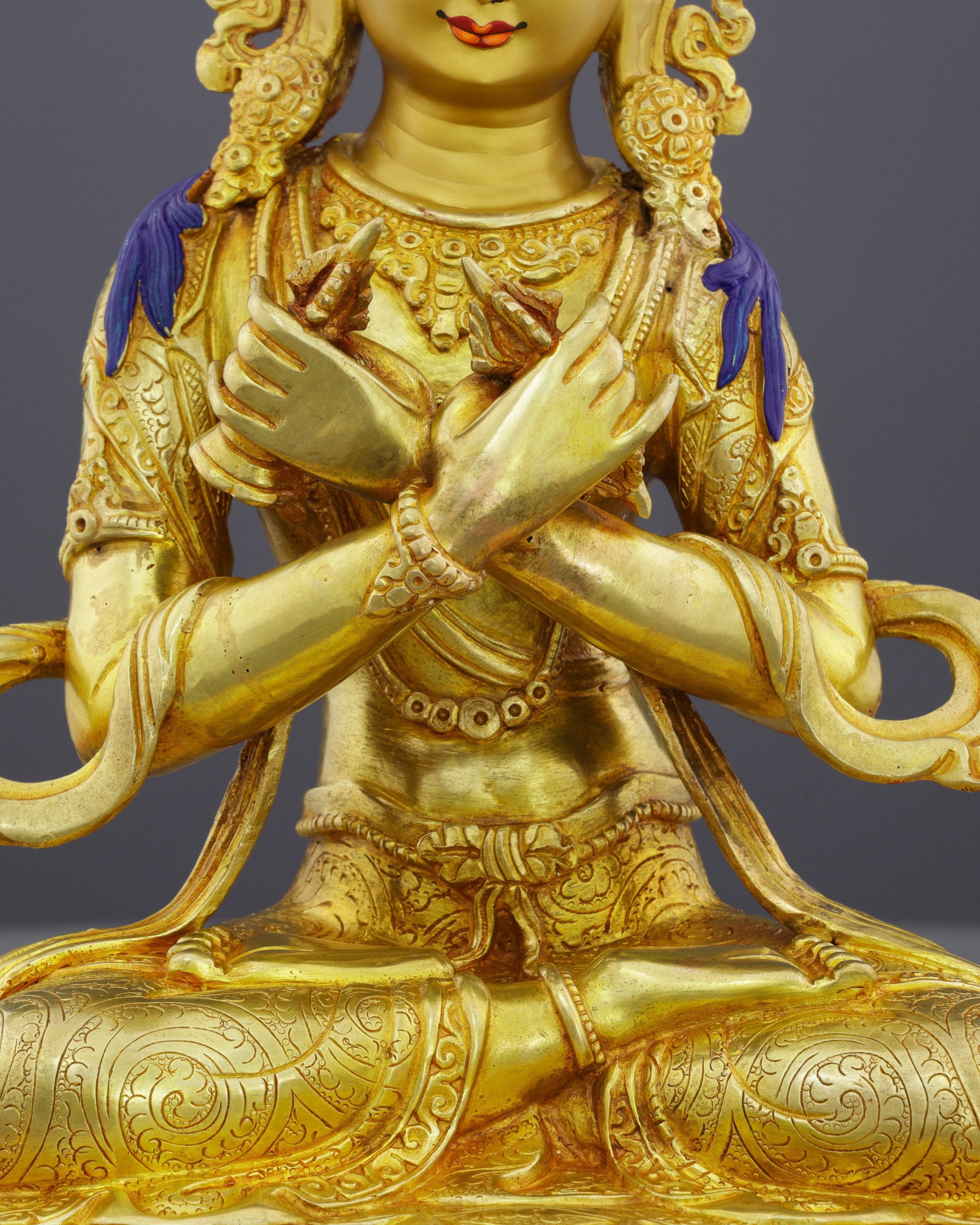 Primordial Wisdom | Handcrafted 24K Gold Gilded Vajradhara
