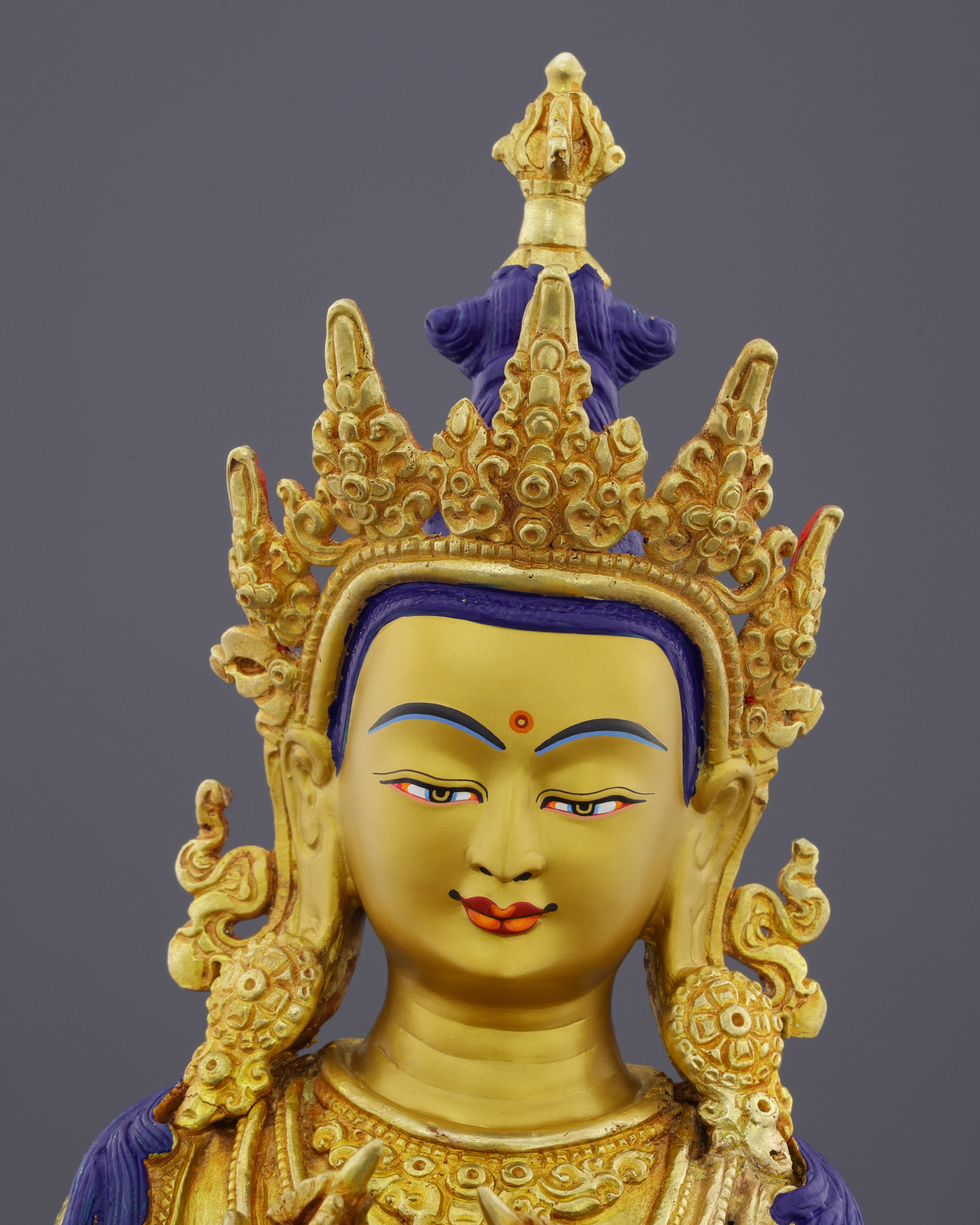 Primordial Wisdom | Handcrafted 24K Gold Gilded Vajradhara