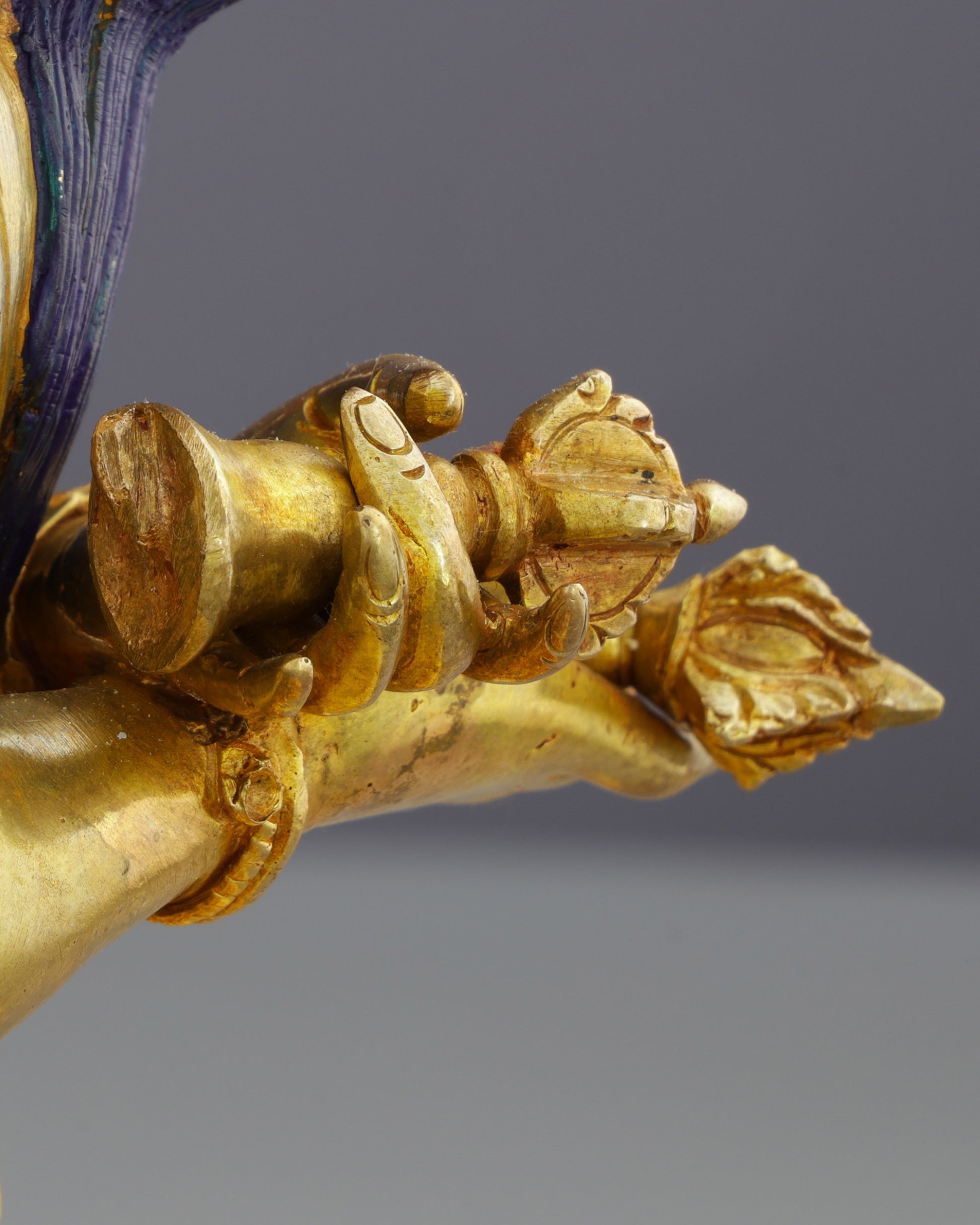 Divine Union | Exquisite 24K Gold Vajradhara Shakti Statue&nbsp; - Authentic Handcrafted Statue
