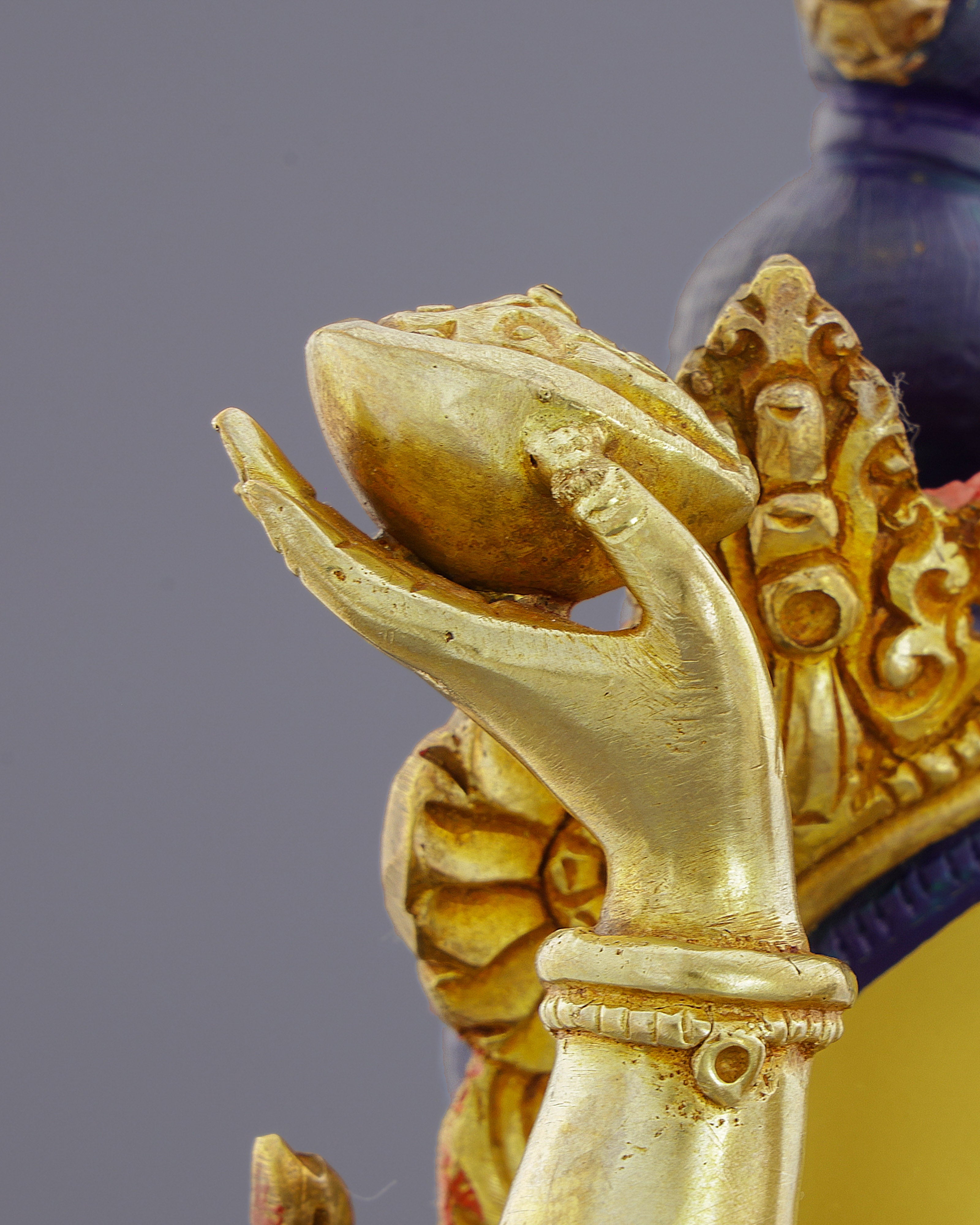 Divine Union | Exquisite 24K Gold Vajradhara Shakti Statue&nbsp;