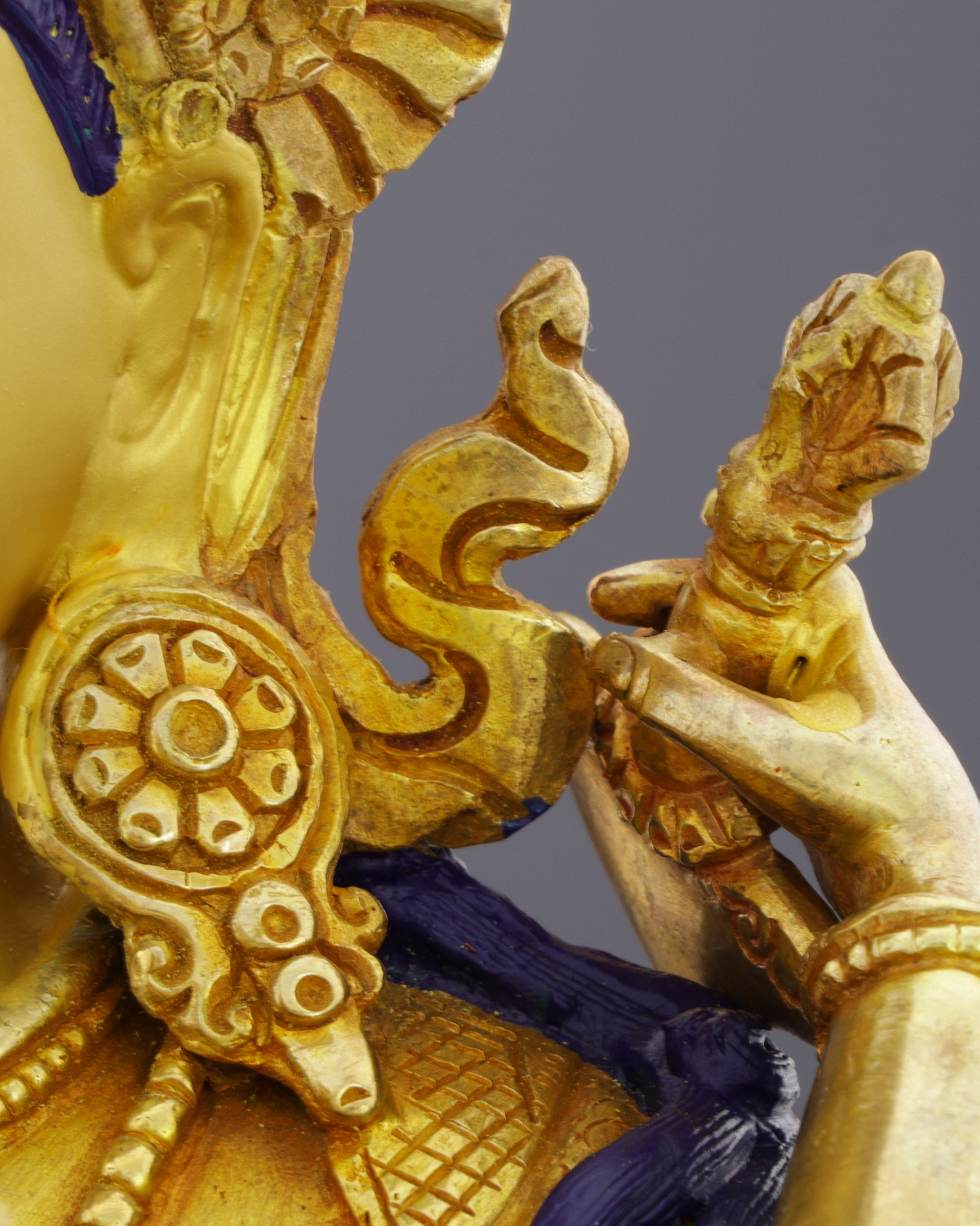 Divine Union | Exquisite 24K Gold Vajradhara Shakti Statue&nbsp;