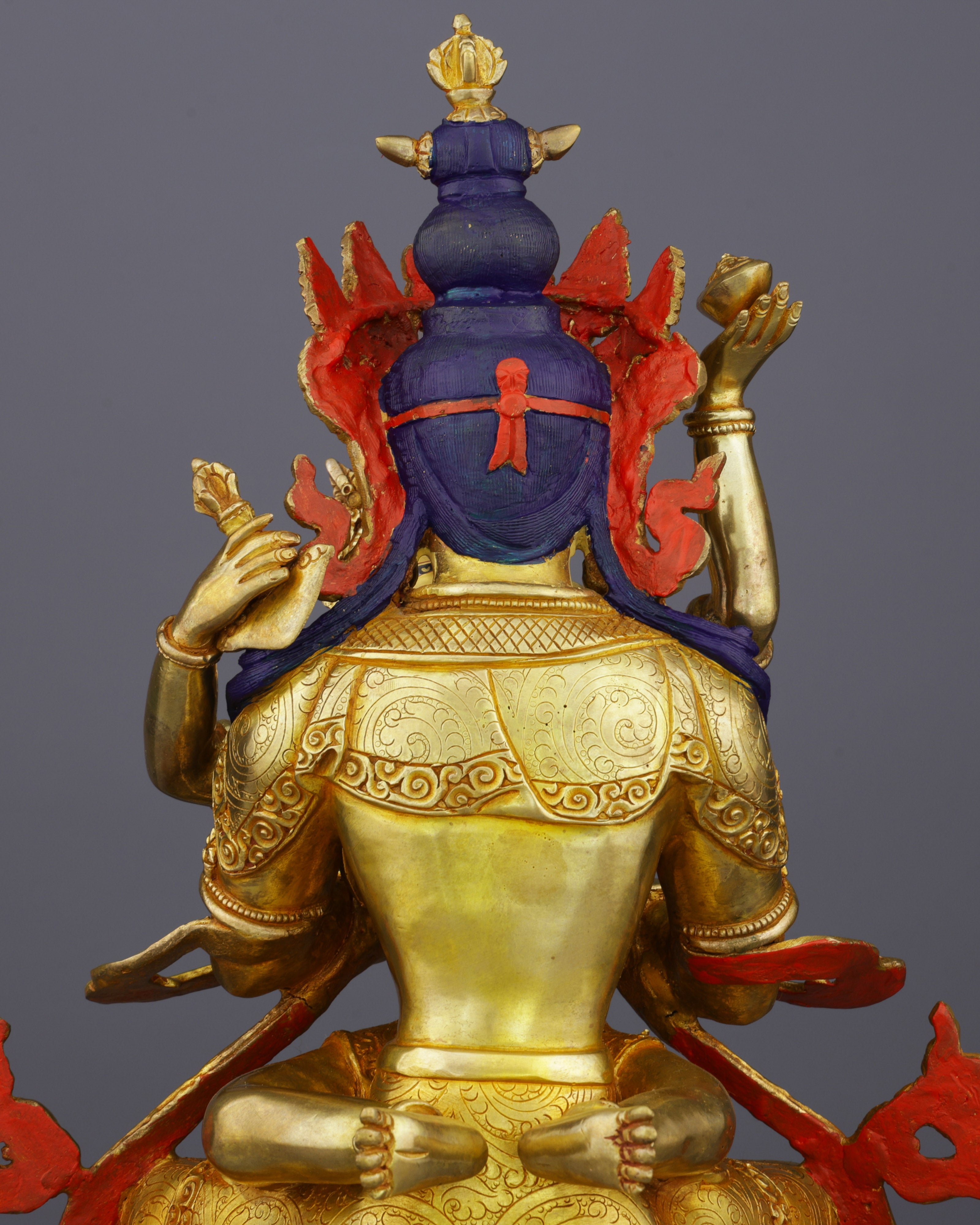 Divine Union | Exquisite 24K Gold Vajradhara Shakti Statue&nbsp;