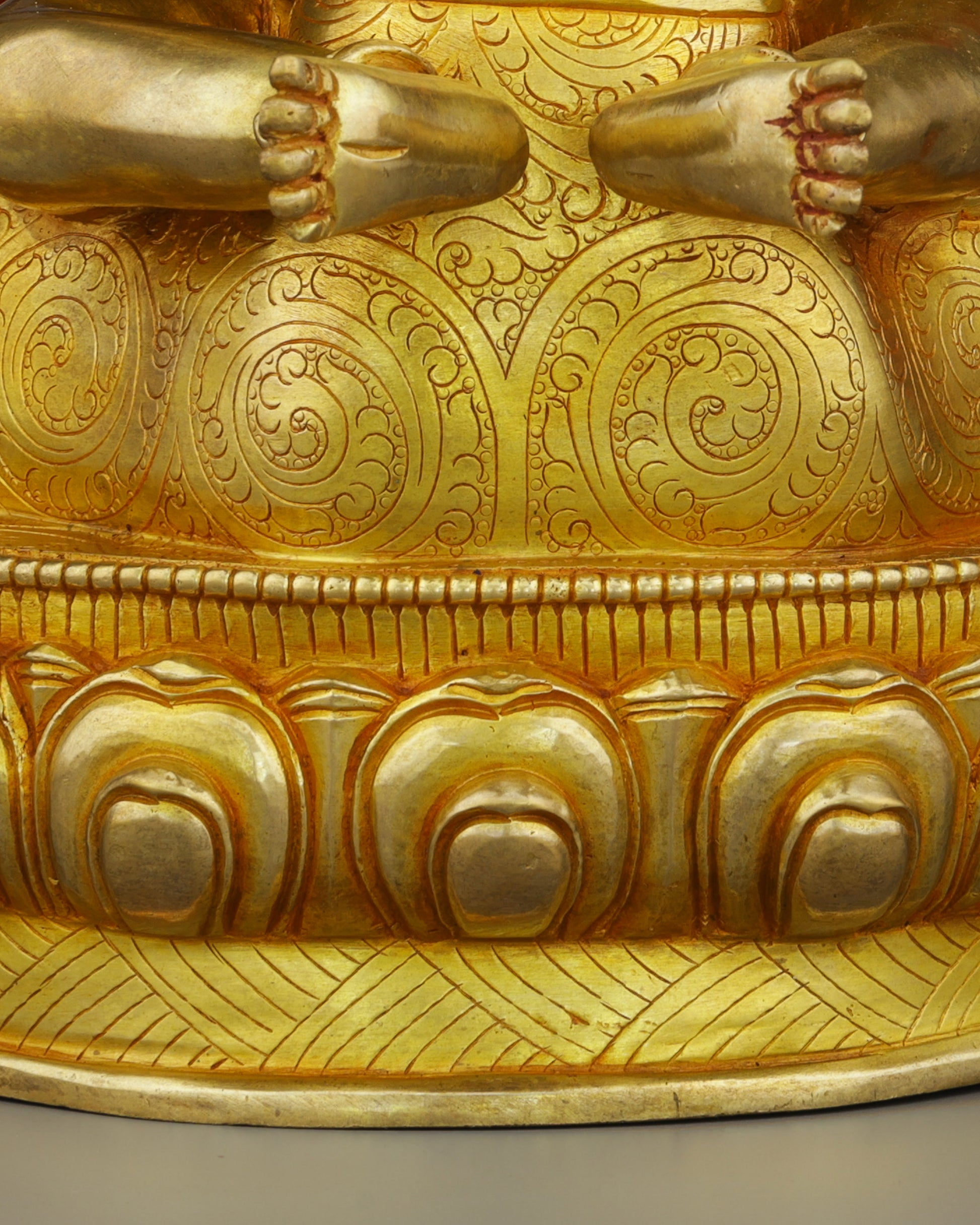 Divine Union | Exquisite 24K Gold Vajradhara Shakti Statue&nbsp; - Authentic Handcrafted Statue