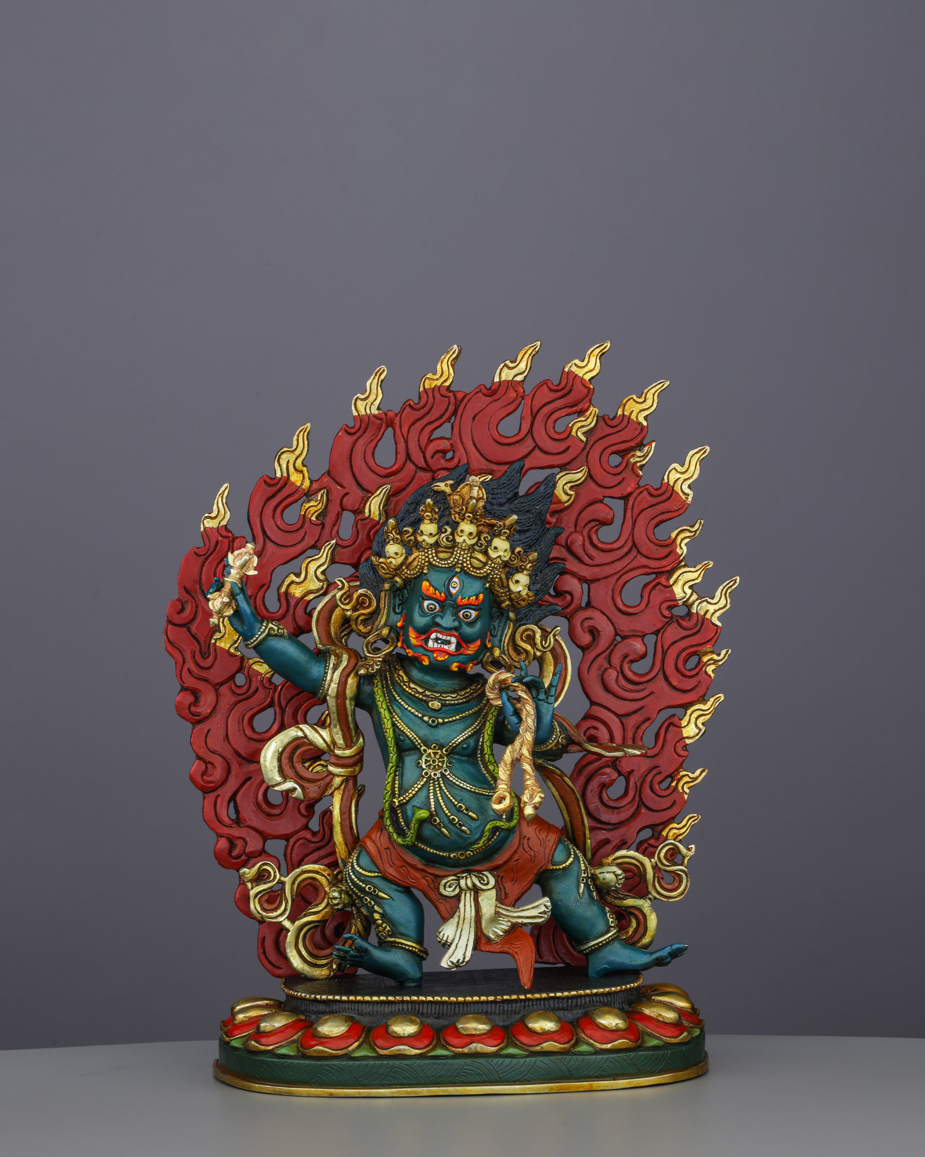 Guardian of Thunder | Handcrafted Vajrapani Statue from the Heart of Nepal