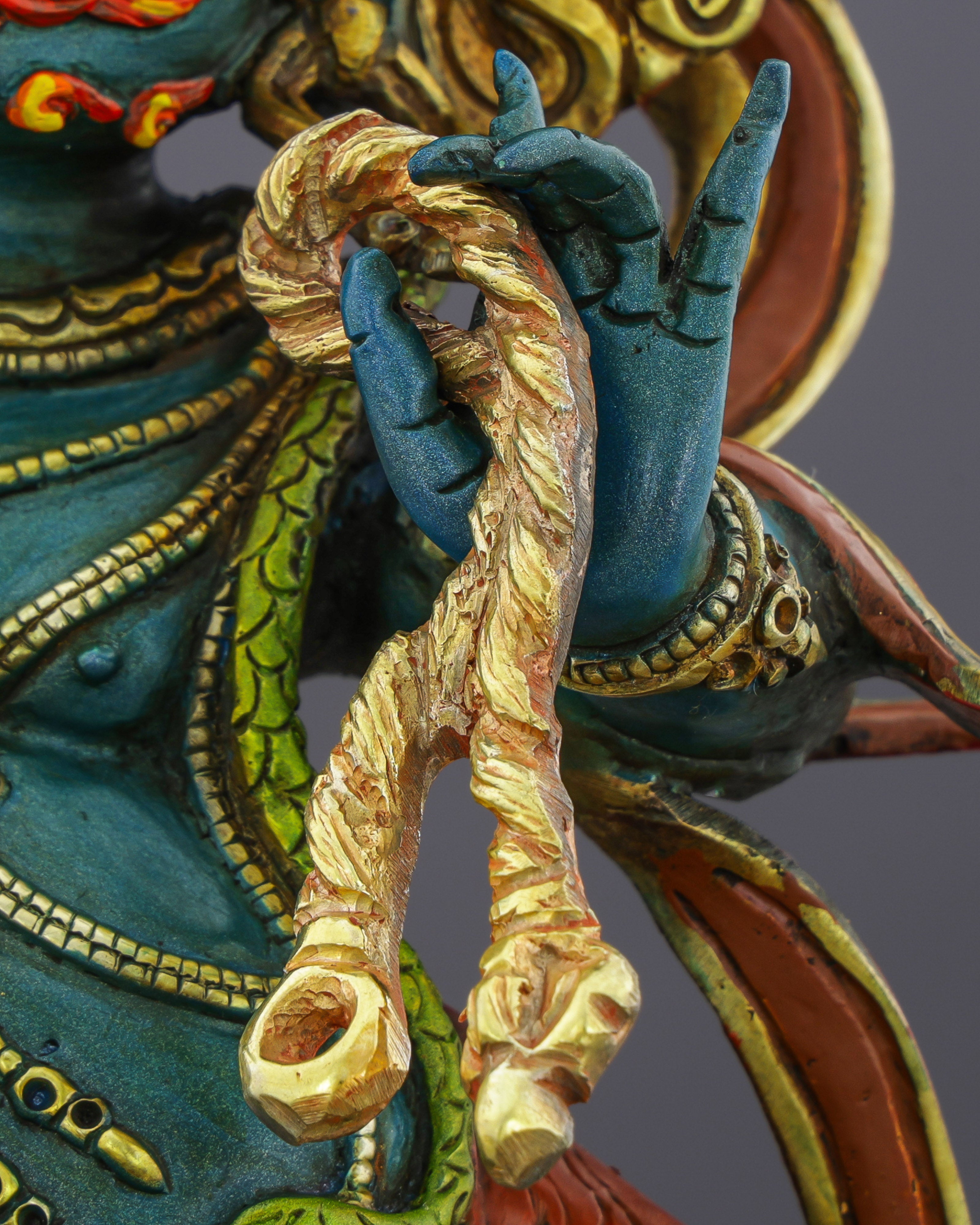 Guardian of Thunder | Handcrafted Vajrapani Statue from the Heart of Nepal
