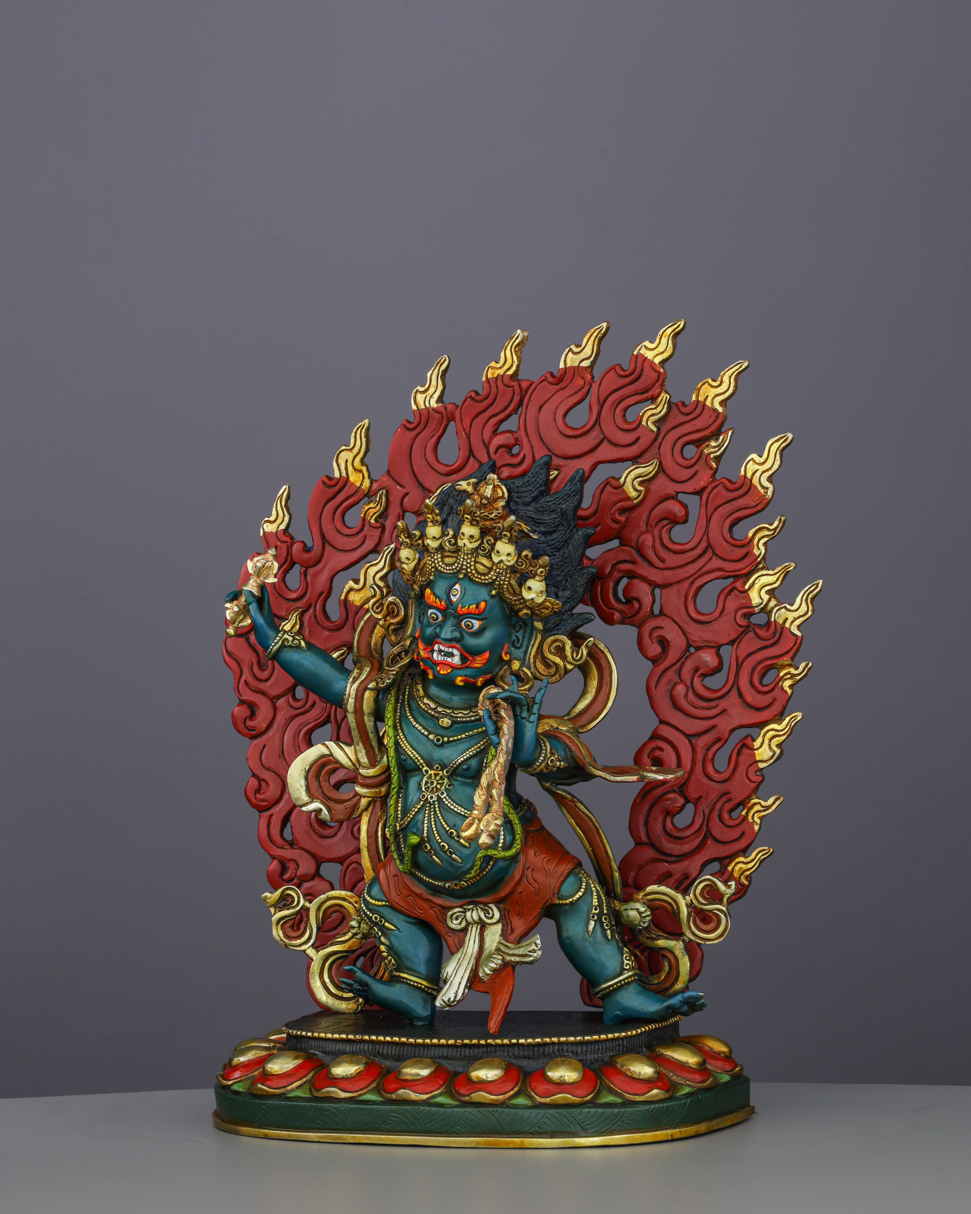 Guardian of Thunder | Handcrafted Vajrapani Statue from the Heart of Nepal