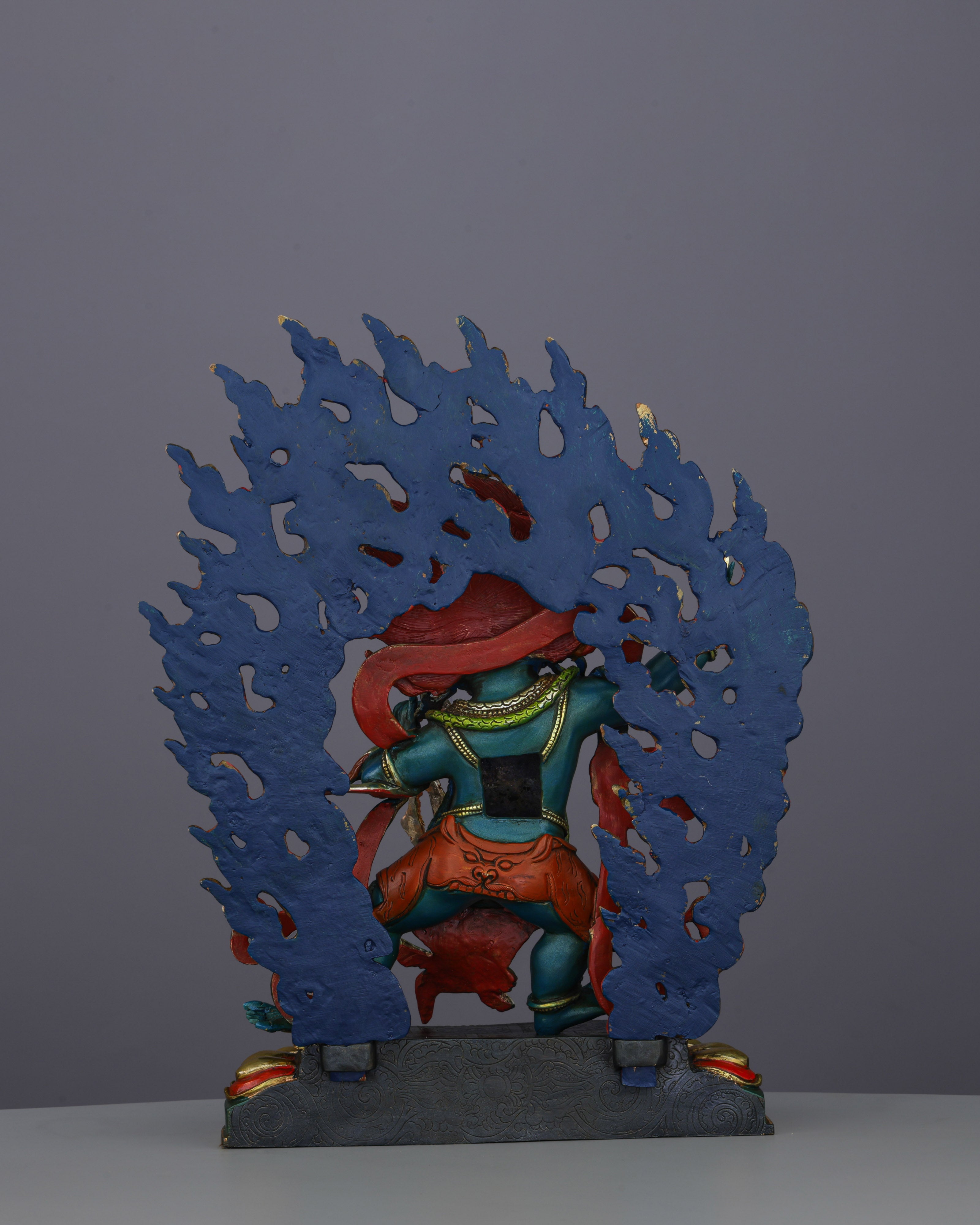 Guardian of Thunder | Handcrafted Vajrapani Statue from the Heart of Nepal