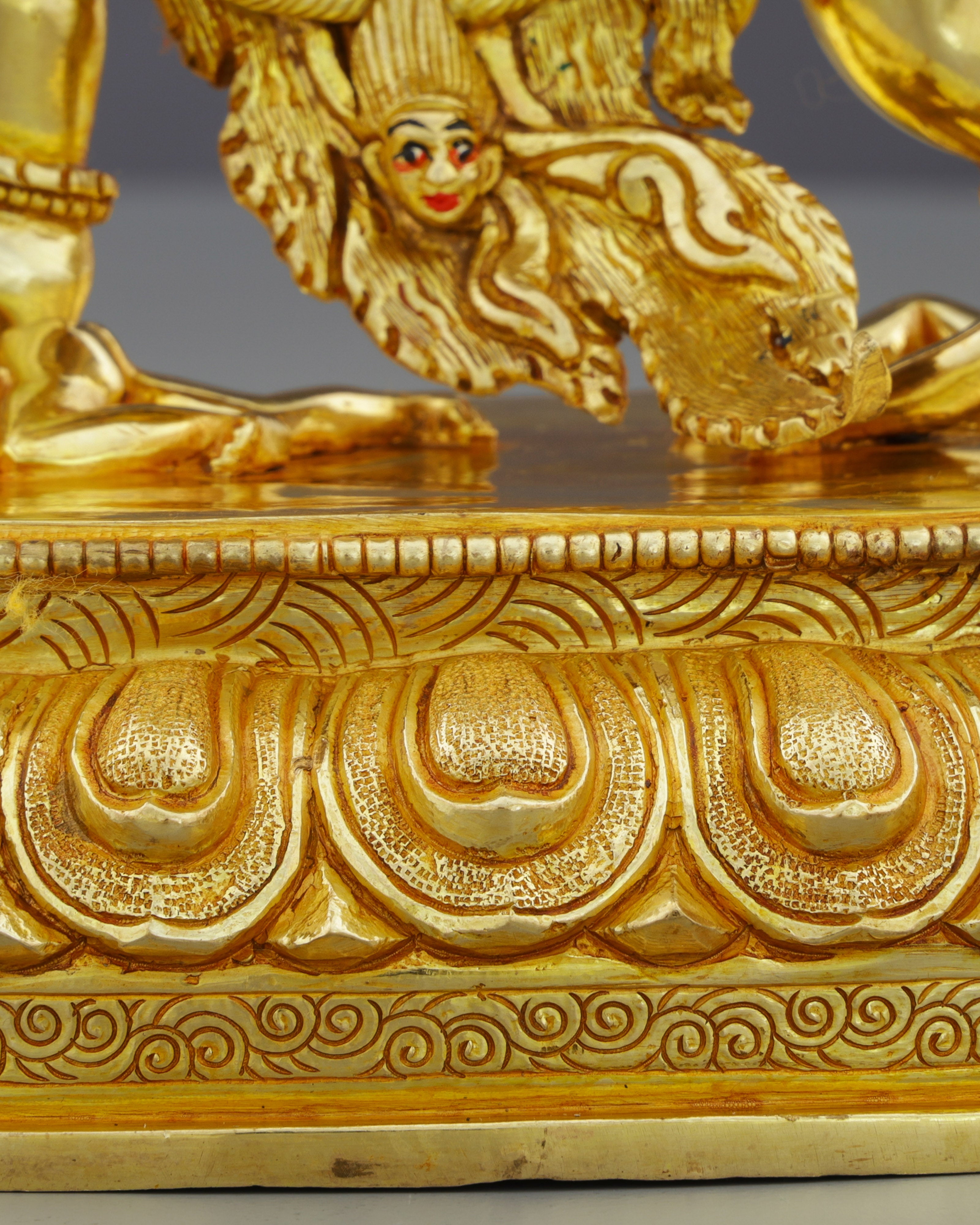 Fierce Compassion | Spectacular 24K Gold Bichhupani Statue