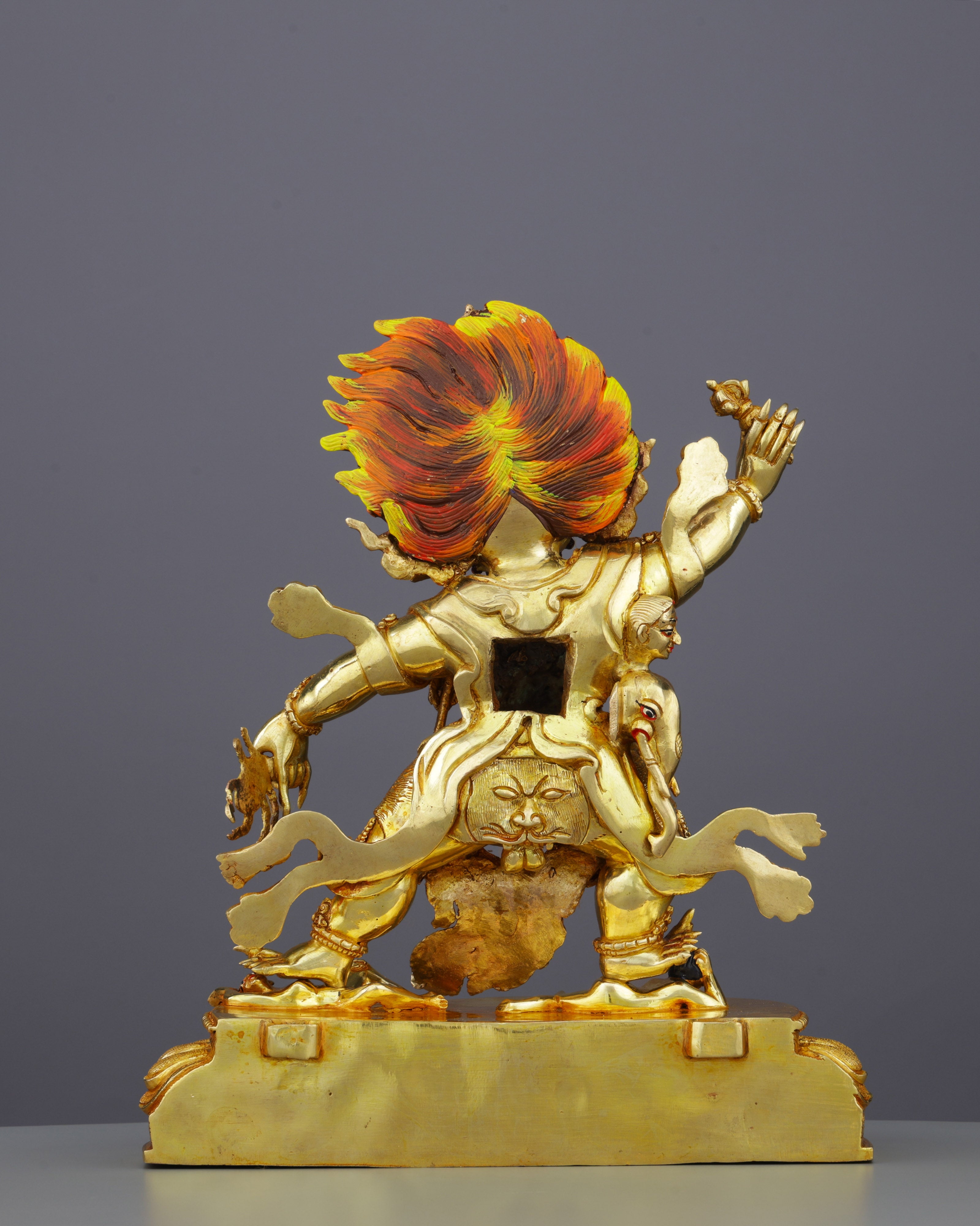 Fierce Compassion | Spectacular 24K Gold Bichhupani Statue