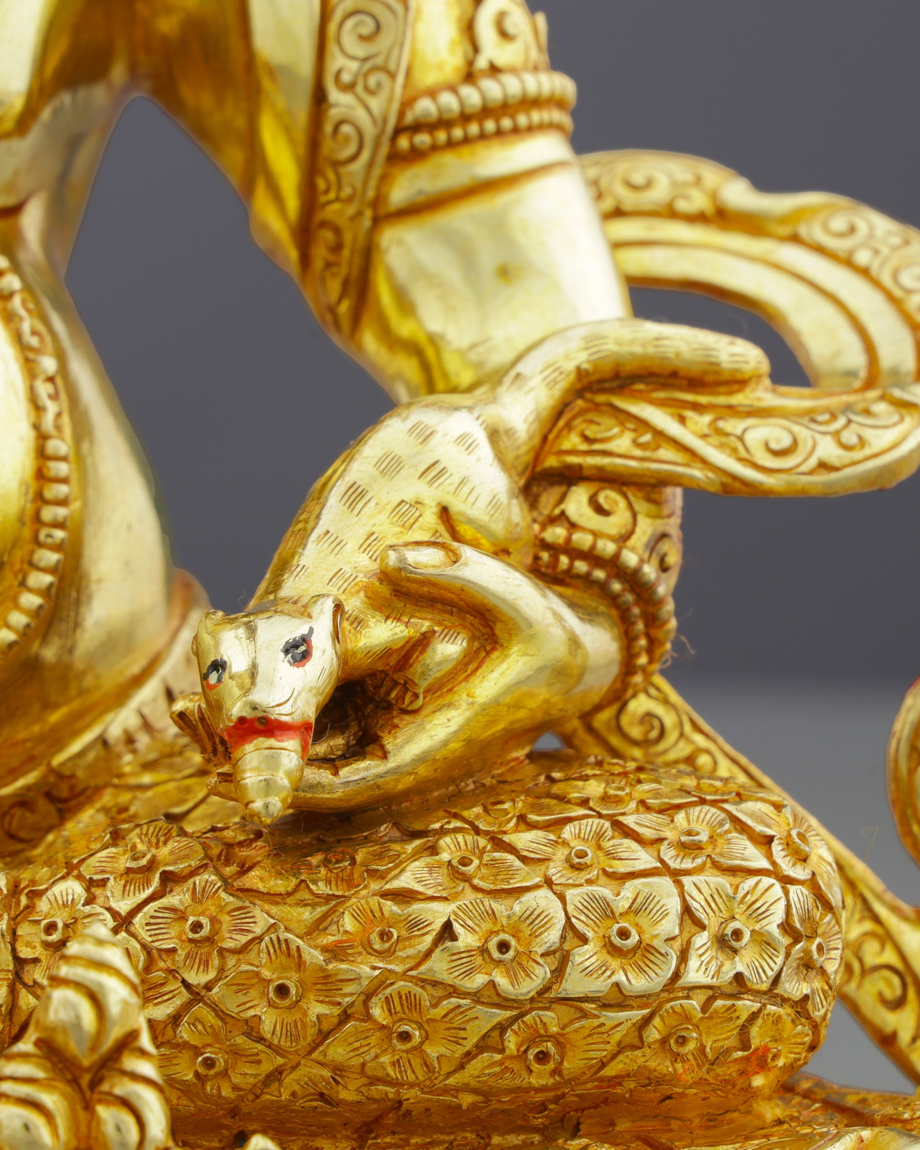 Wealth and Fortune | Radiant 24K Gold Dzambhala Statue&nbsp;