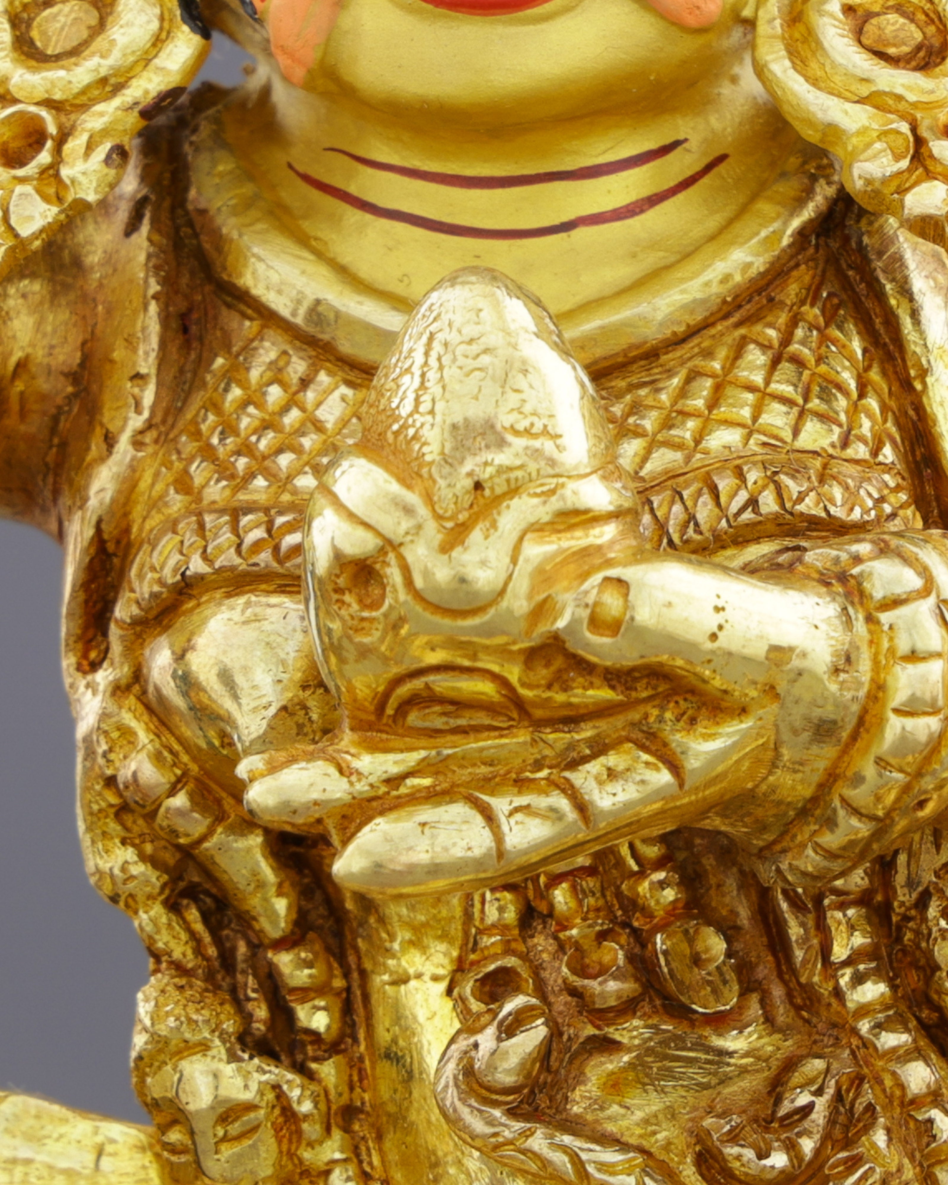 Protectress Supreme | Magnificent 24K Gold Palden Lhamo Statue