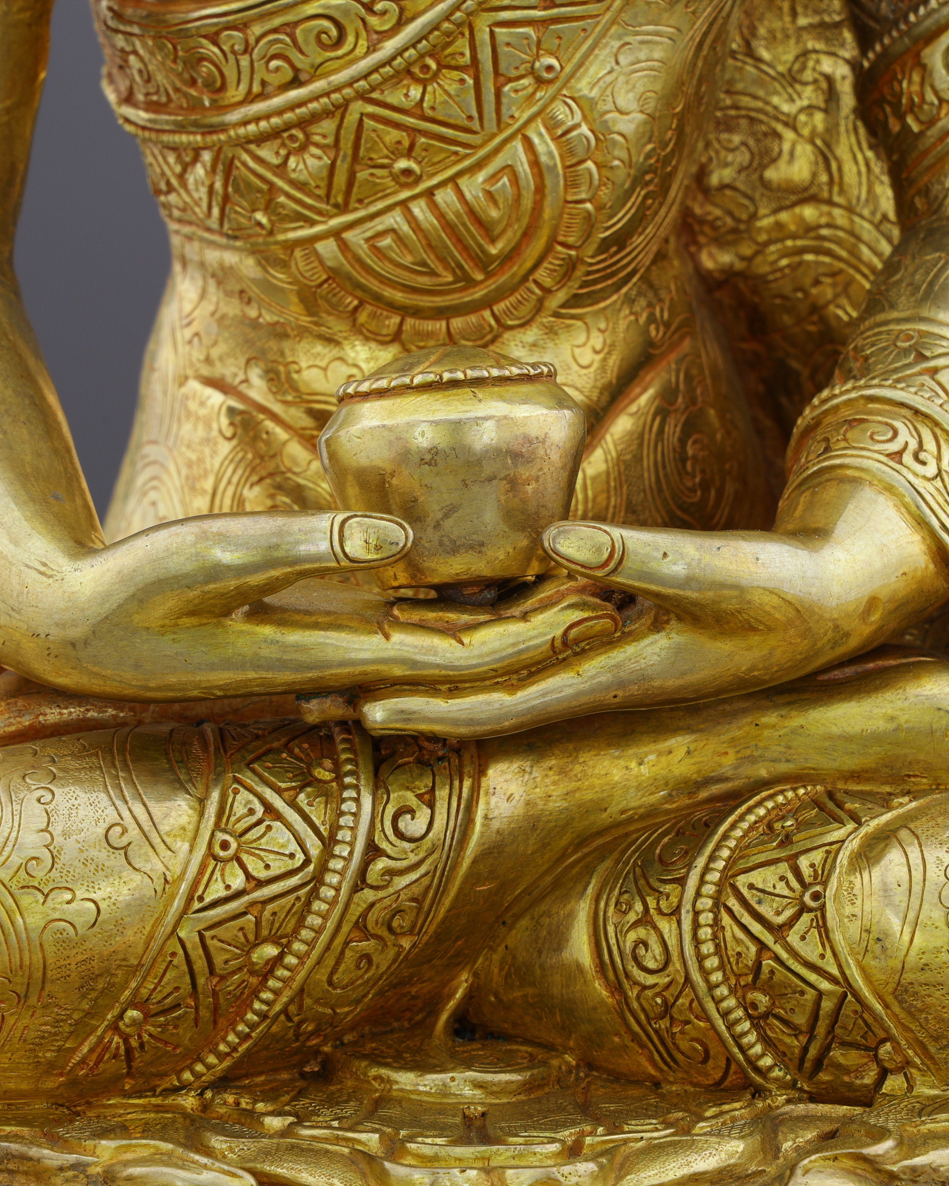 Infinite Light | Majestic 24K Gold Amitabha Buddha Statue