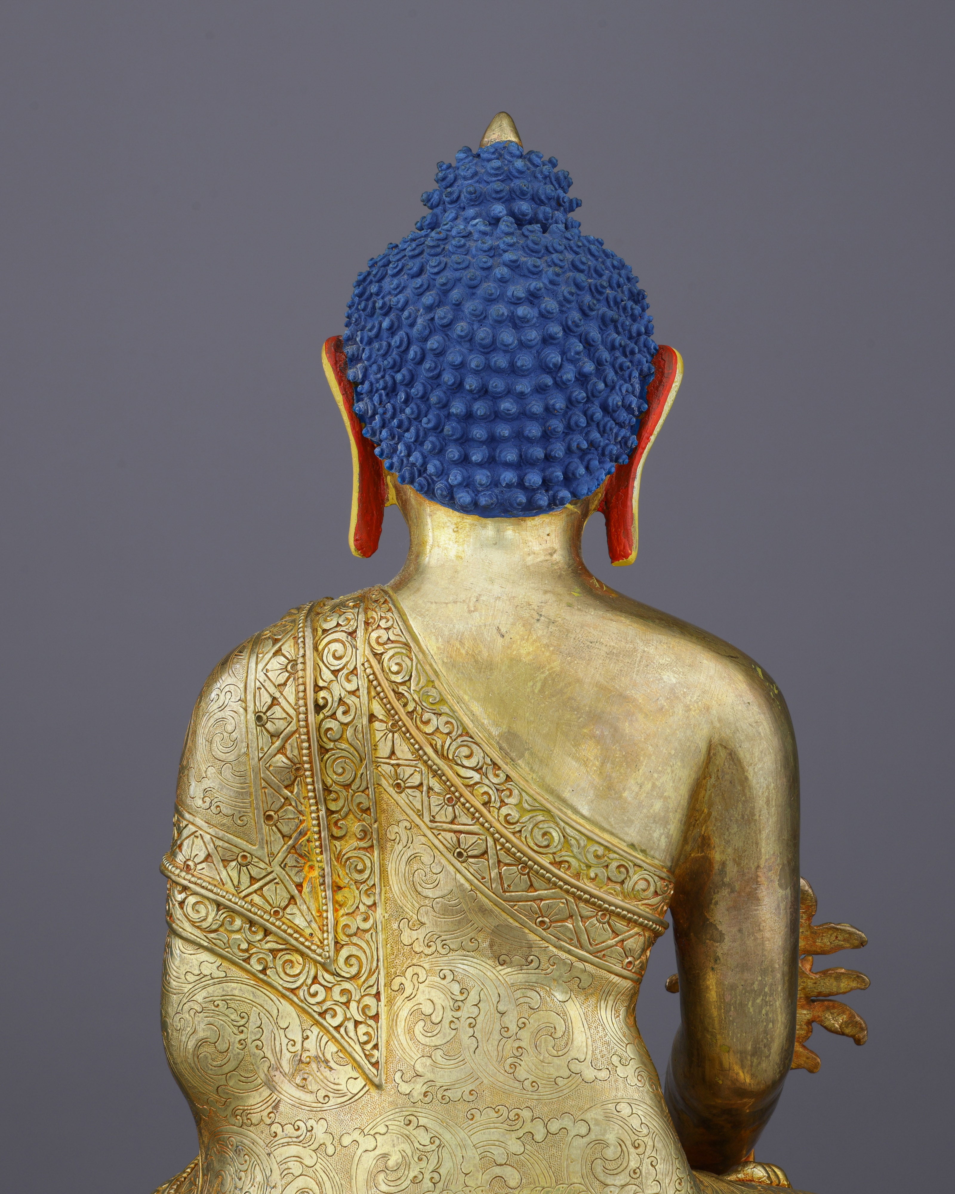 Healing Radiance | Exquisite 24K Gold Medicine Buddha Statue