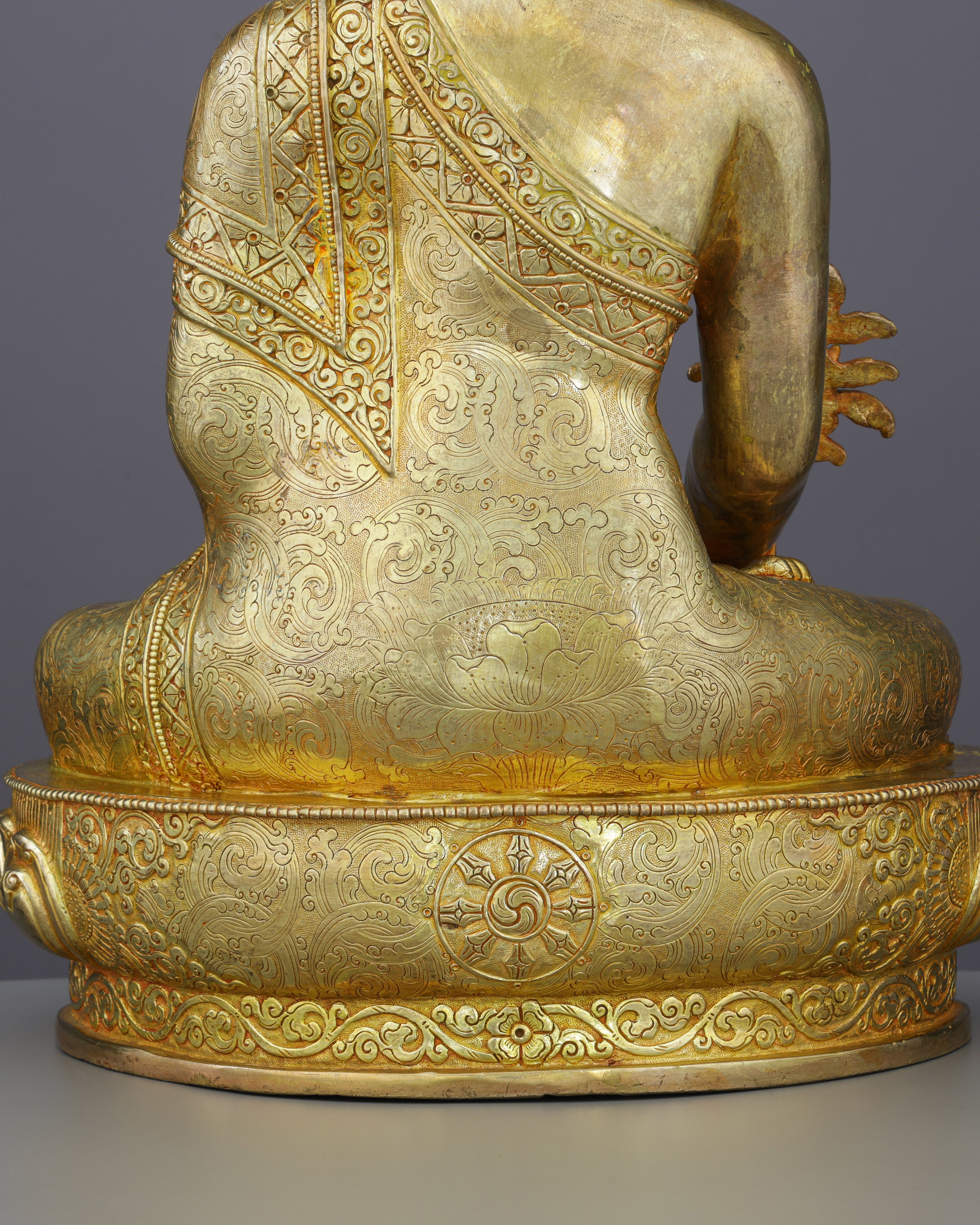 Healing Radiance | Exquisite 24K Gold Medicine Buddha Statue