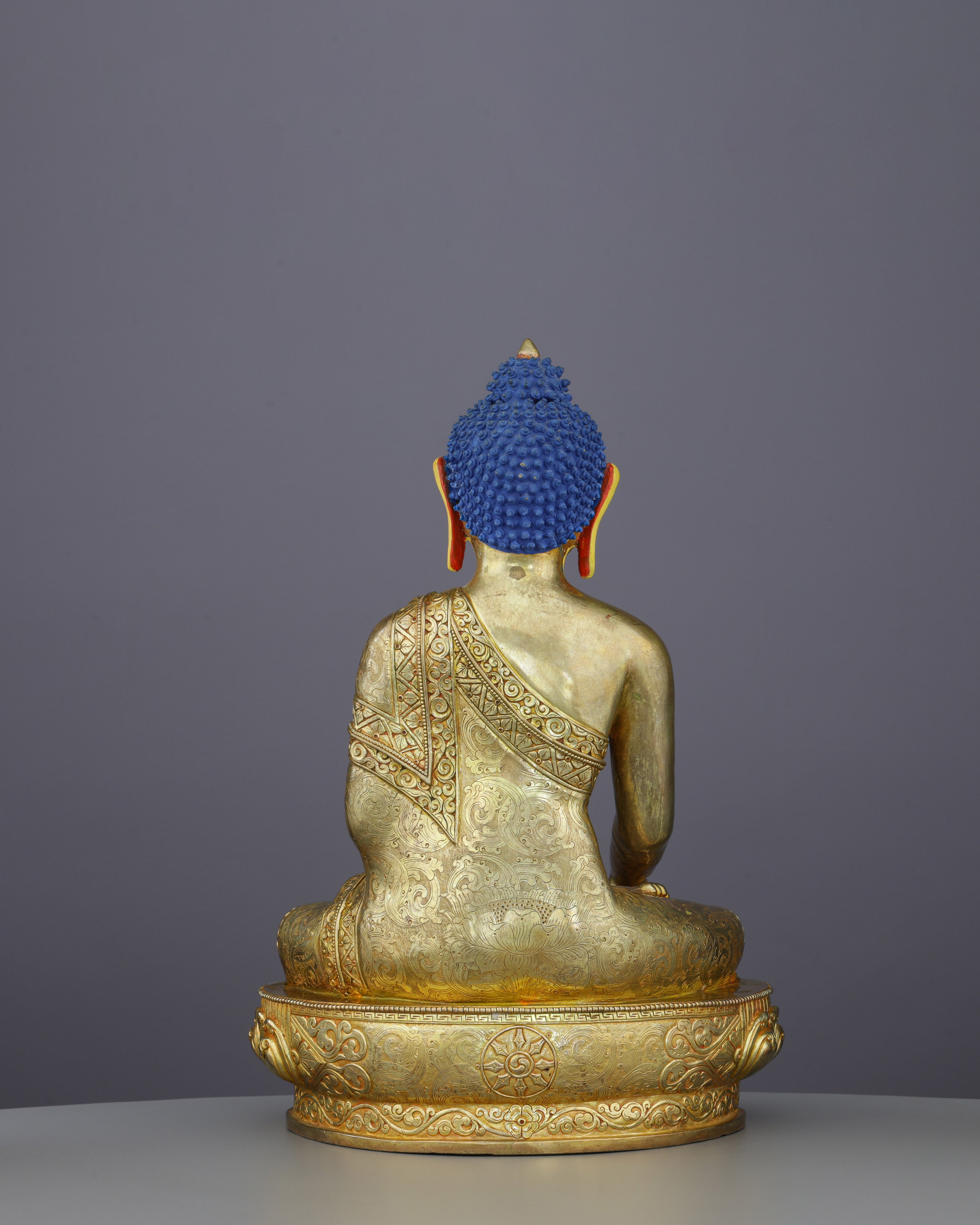 Enlightenment Embodied | Stunning 24K Gold Sakyamuni Buddha Statue