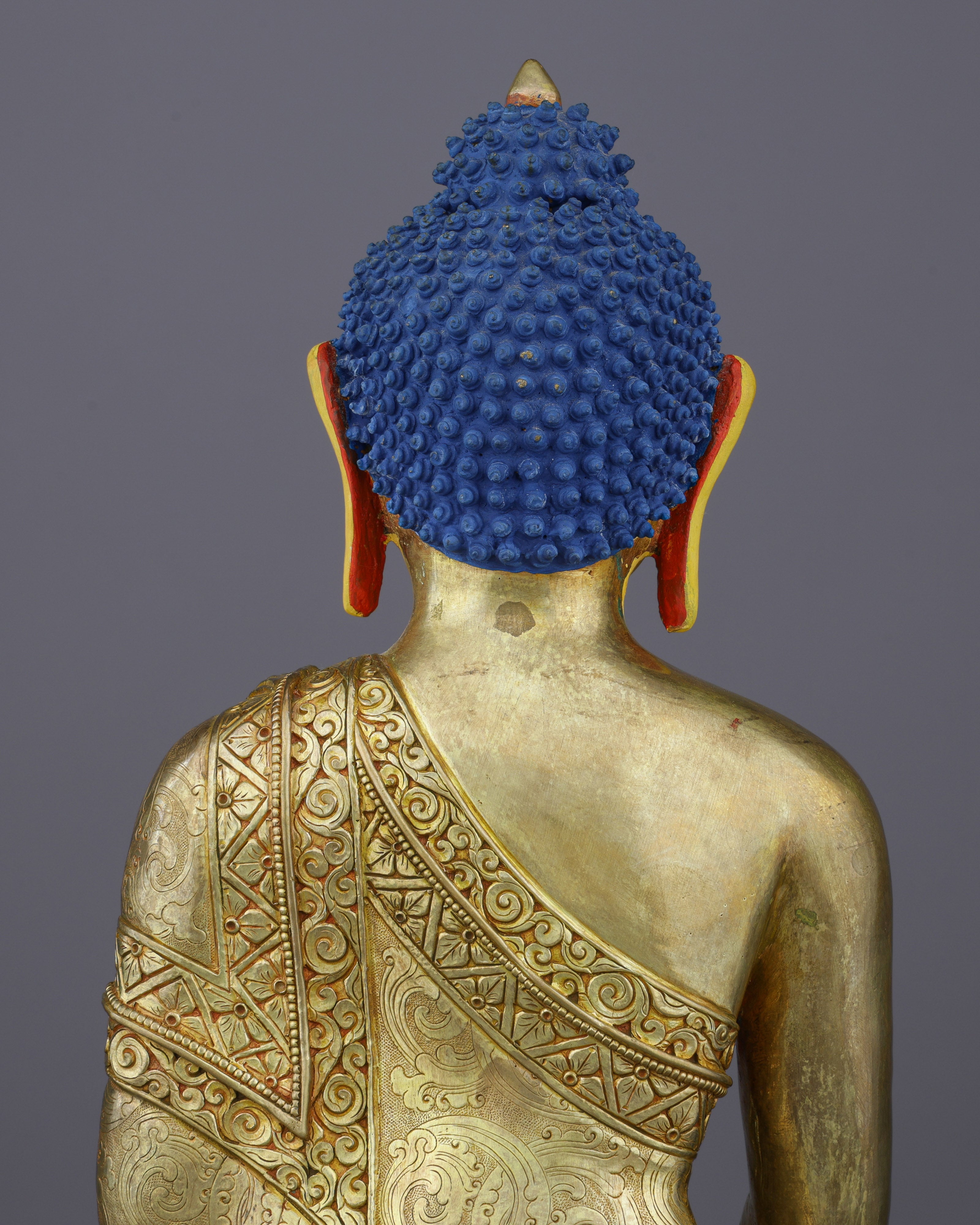 Enlightenment Embodied | Stunning 24K Gold Sakyamuni Buddha Statue