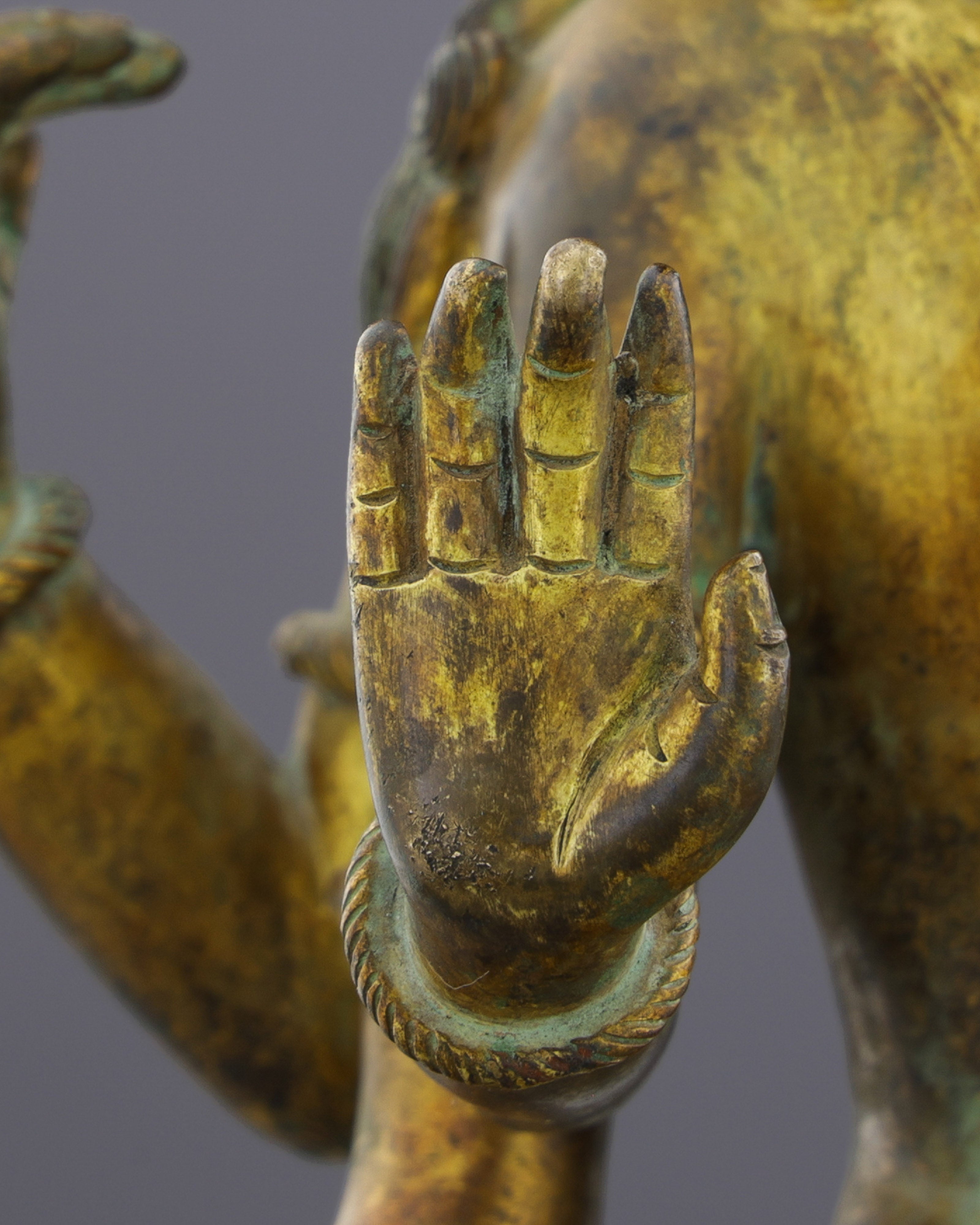 Eleven-Faced Compassion | The Magnificent Antique Ekadashi Lokheswor Statue