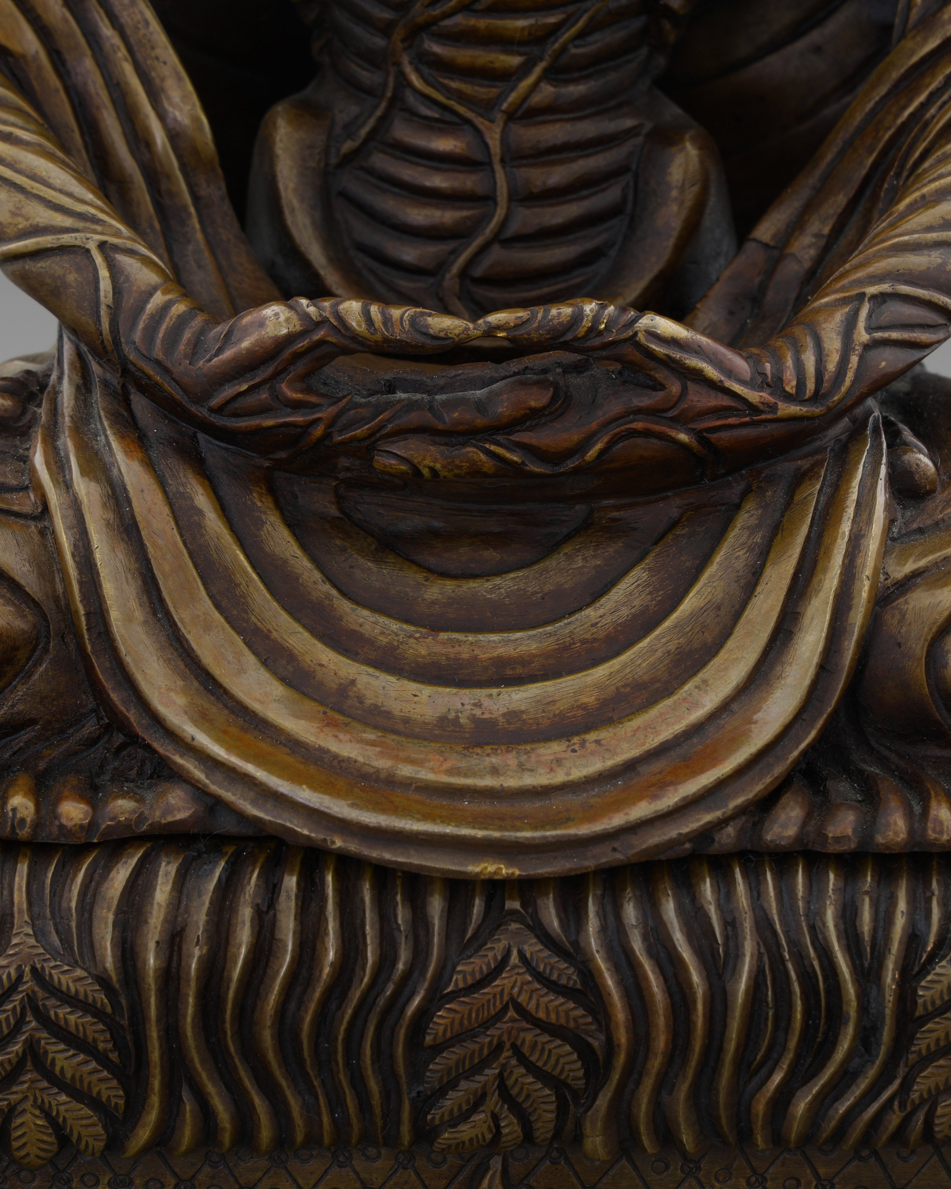 Emaciated Enlightenment | The Sacred Oxidized Suffering Buddha Statue