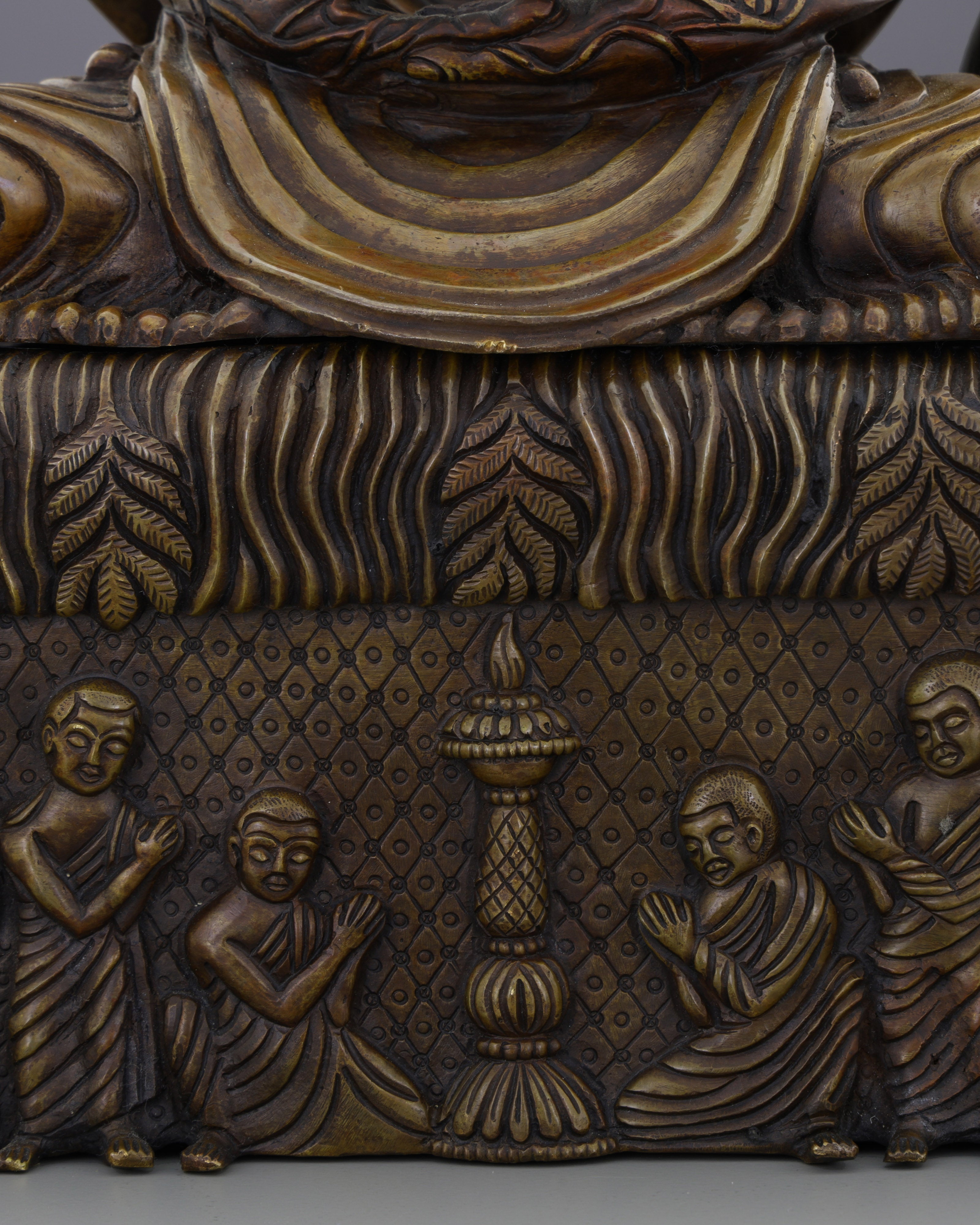 Emaciated Enlightenment | The Sacred Oxidized Suffering Buddha Statue