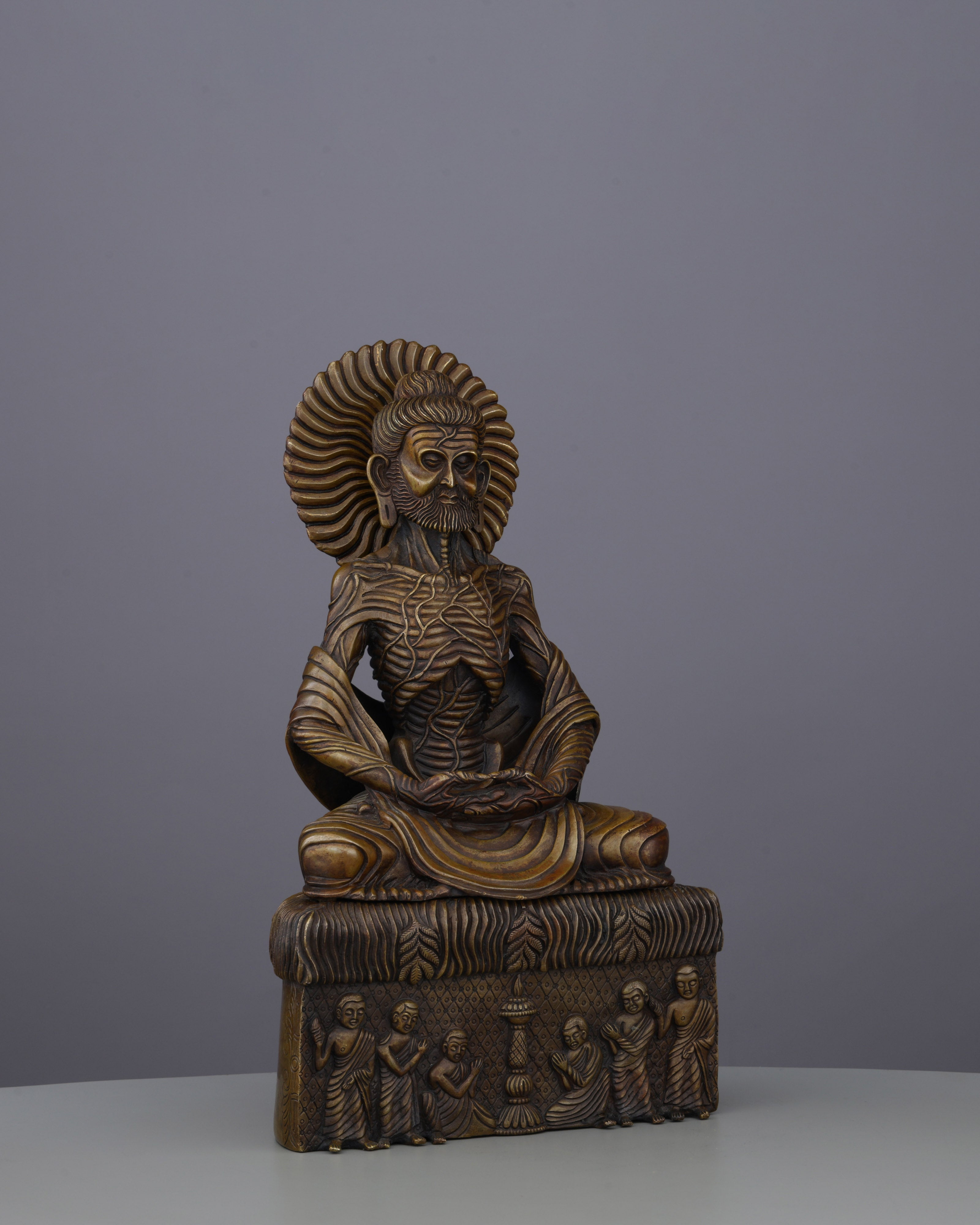 Emaciated Enlightenment | The Sacred Oxidized Suffering Buddha Statue