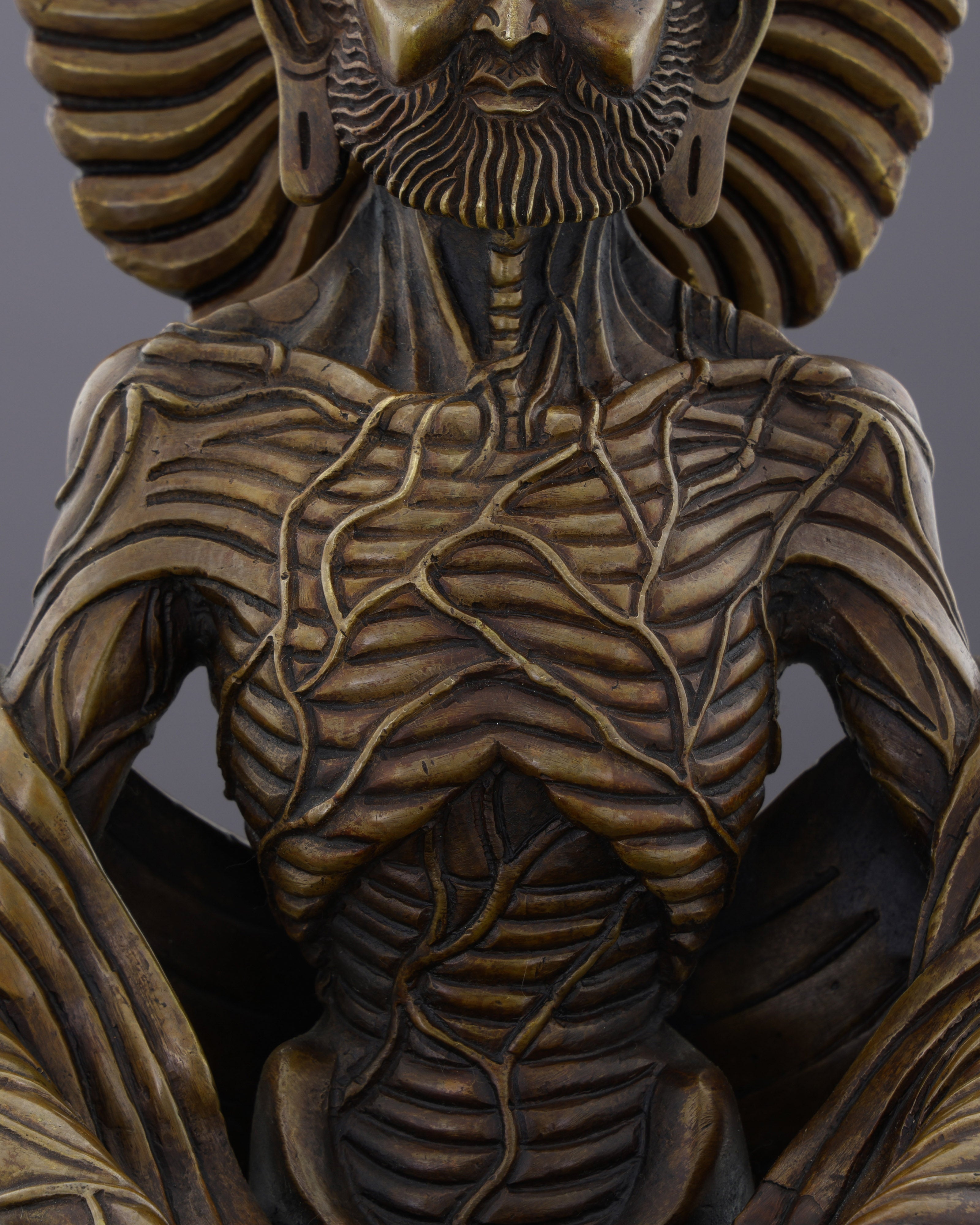 Emaciated Enlightenment | The Sacred Oxidized Suffering Buddha Statue