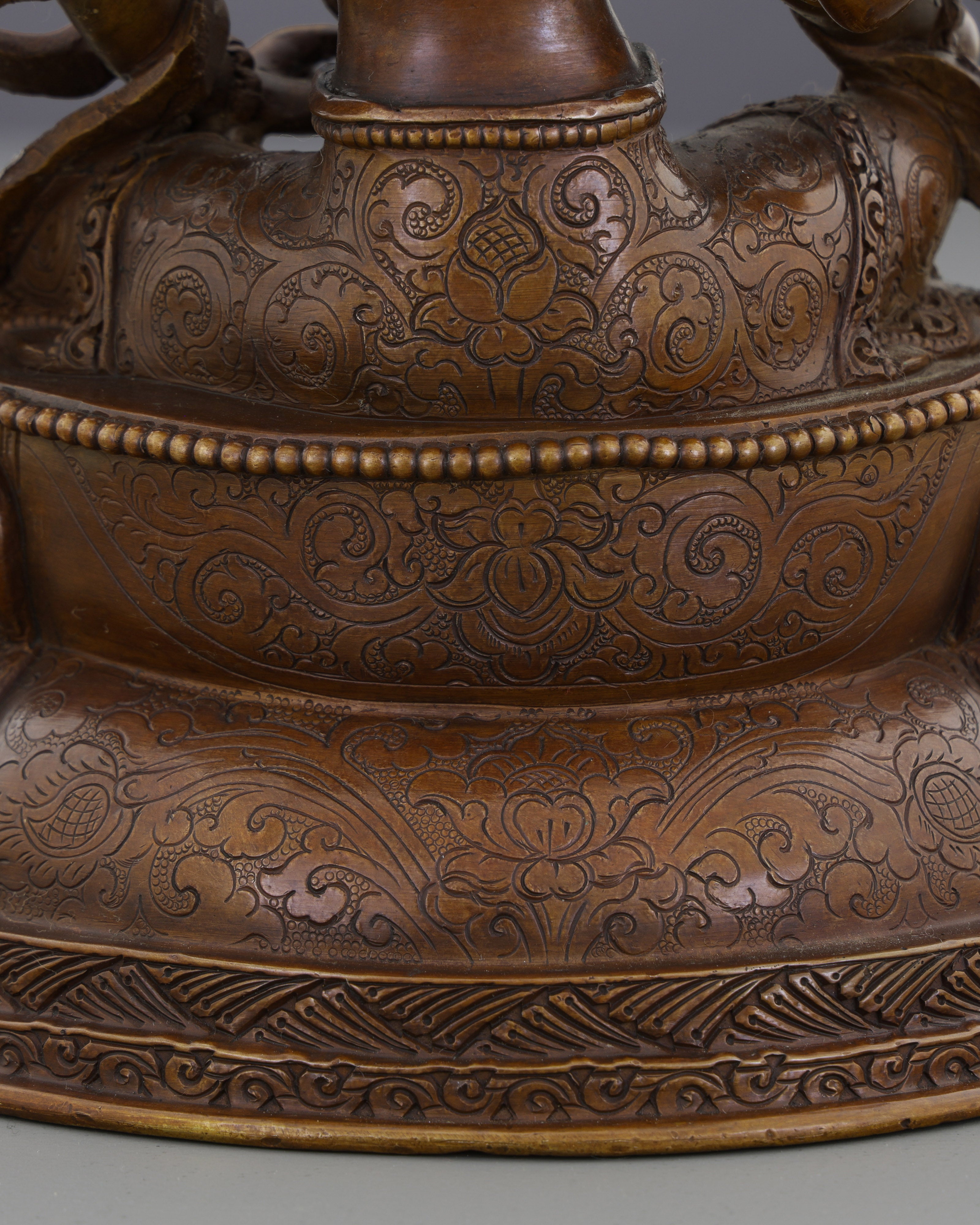 Abundance Goddess | Stunning Oxidized Six-Armed Vasudhara Statue