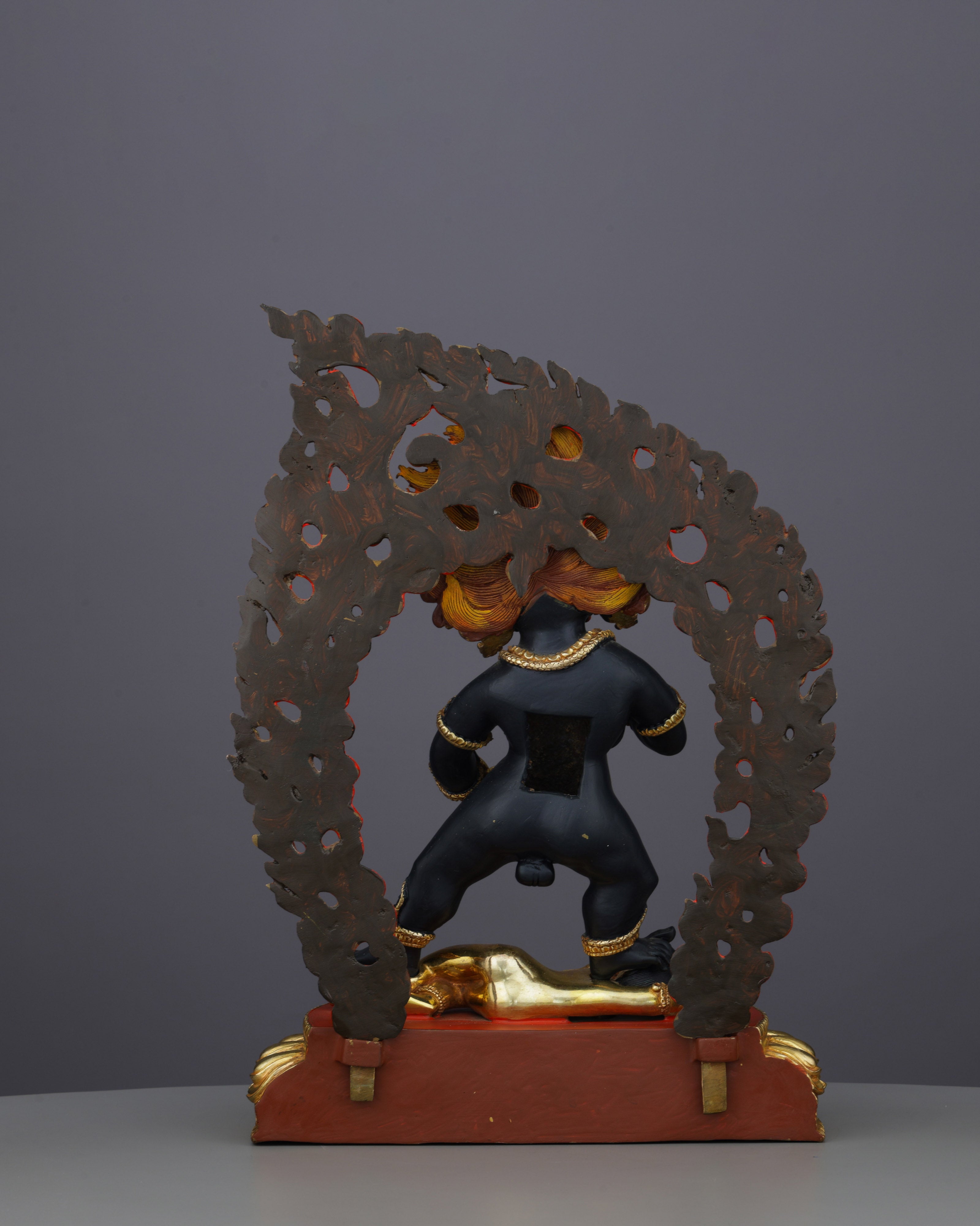 Handcrafted Black Dzambhala | Destroyer of Poverty and Spiritual Obstacles