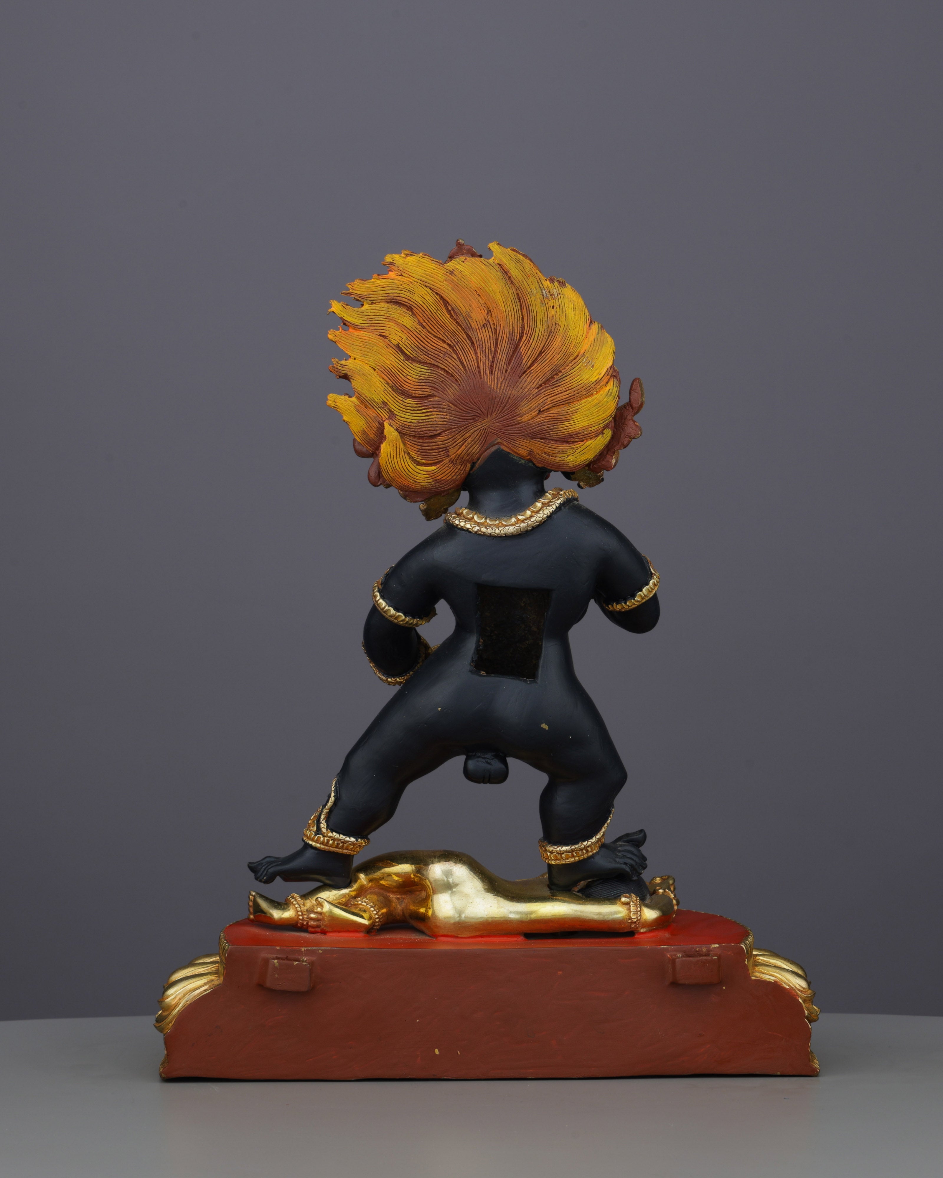 Handcrafted Black Dzambhala | Destroyer of Poverty and Spiritual Obstacles