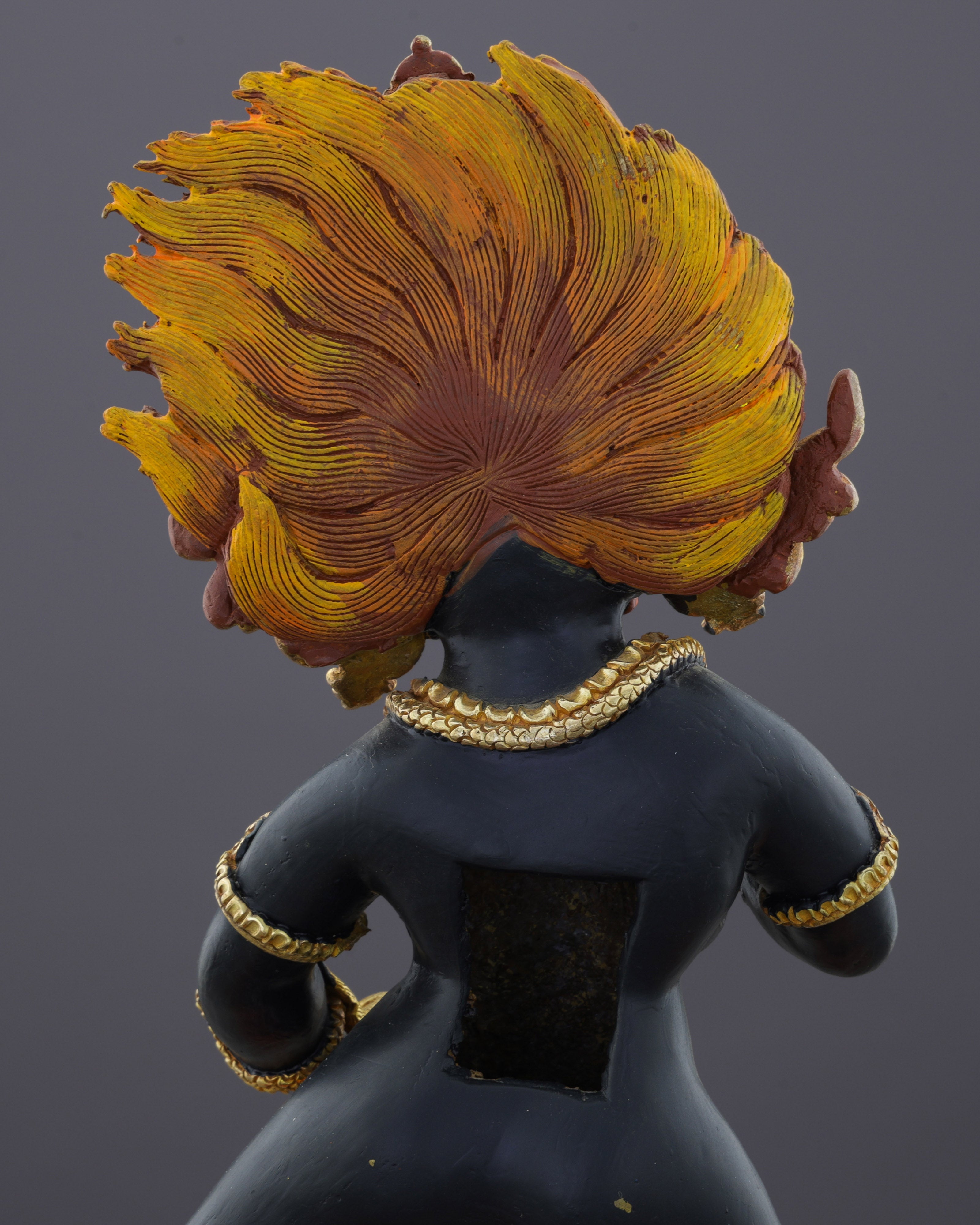 Handcrafted Black Dzambhala | Destroyer of Poverty and Spiritual Obstacles