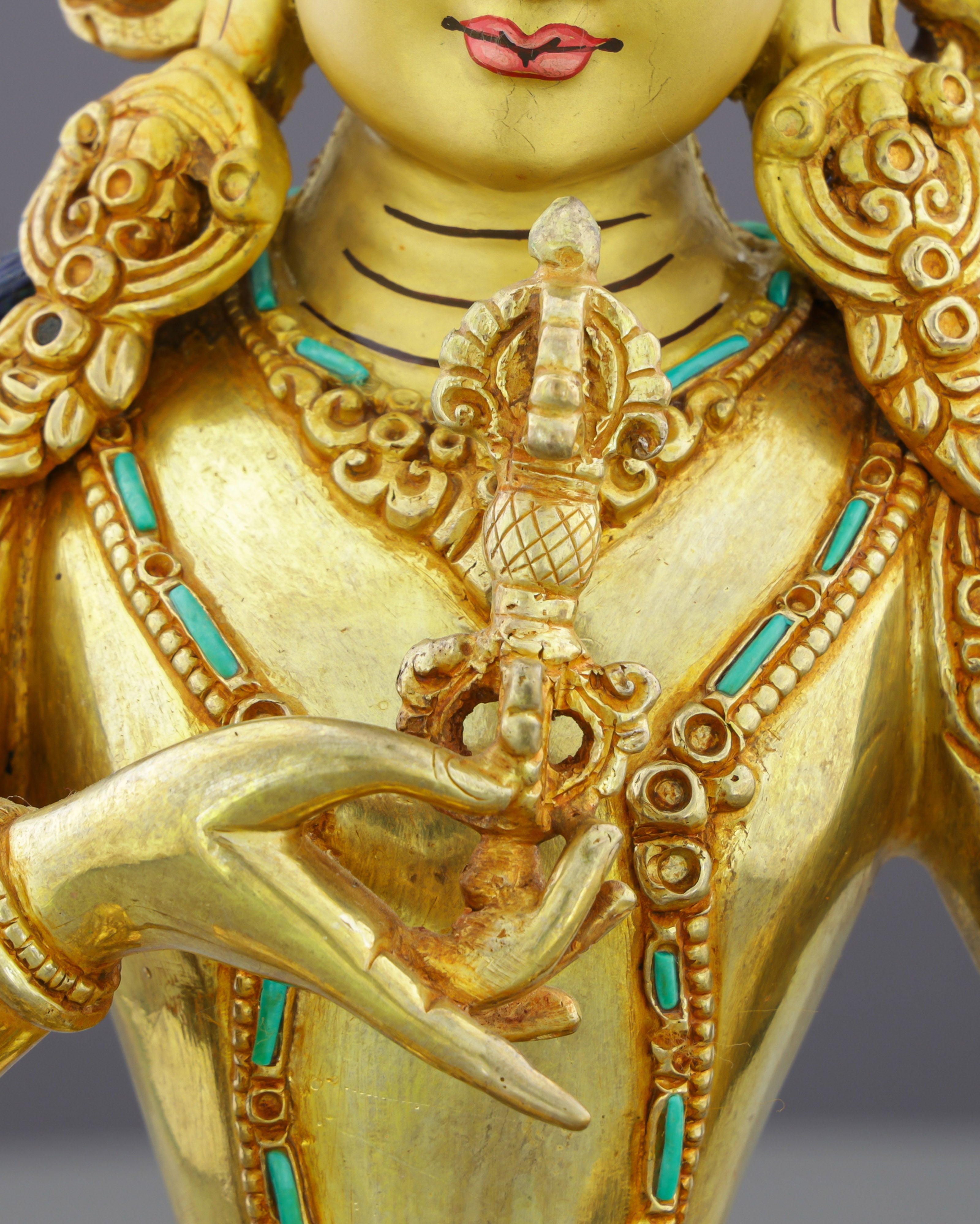Radiant Golden Bodhisattva Set | Five Celestial Protectors in Luminous Splendor