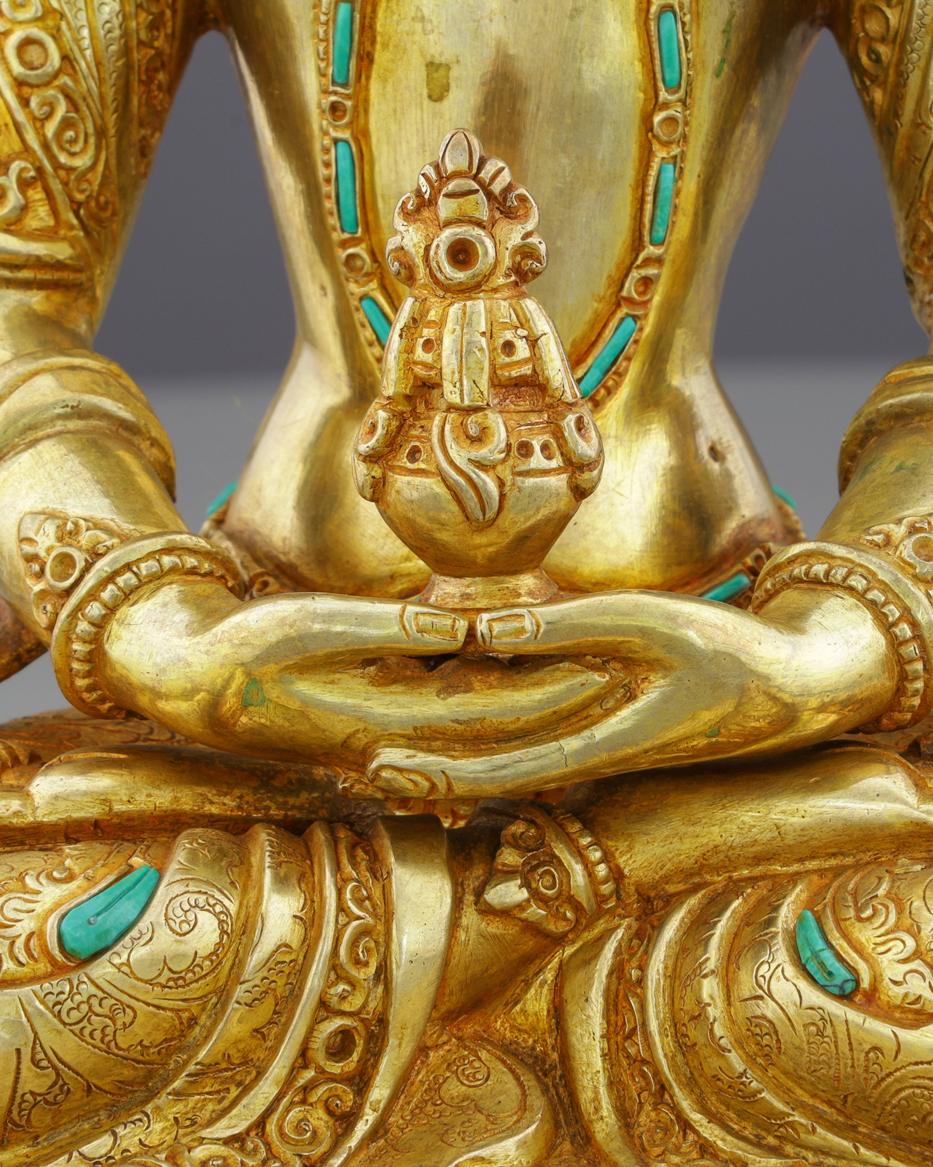 Radiant Golden Bodhisattva Set | Five Celestial Protectors in Luminous Splendor